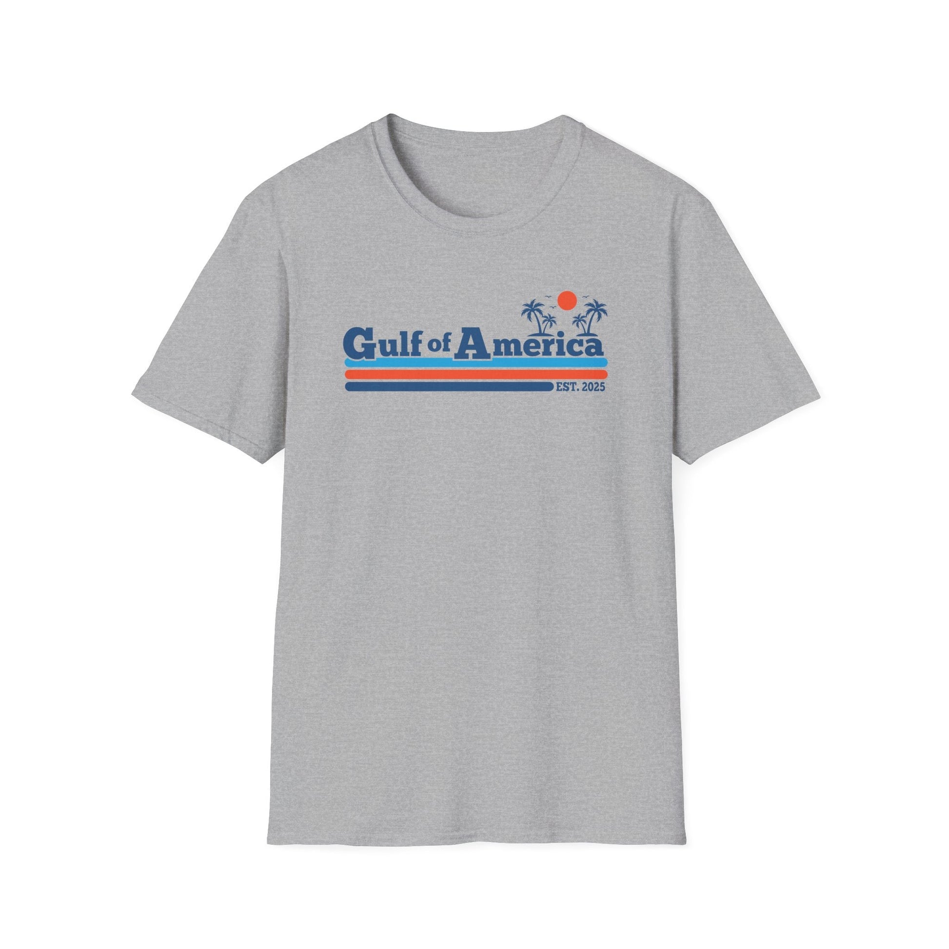 Gulf of America Vintage Unisex Softstyle T-Shirt - Beachy Casual Wear - PatriotDepot.com