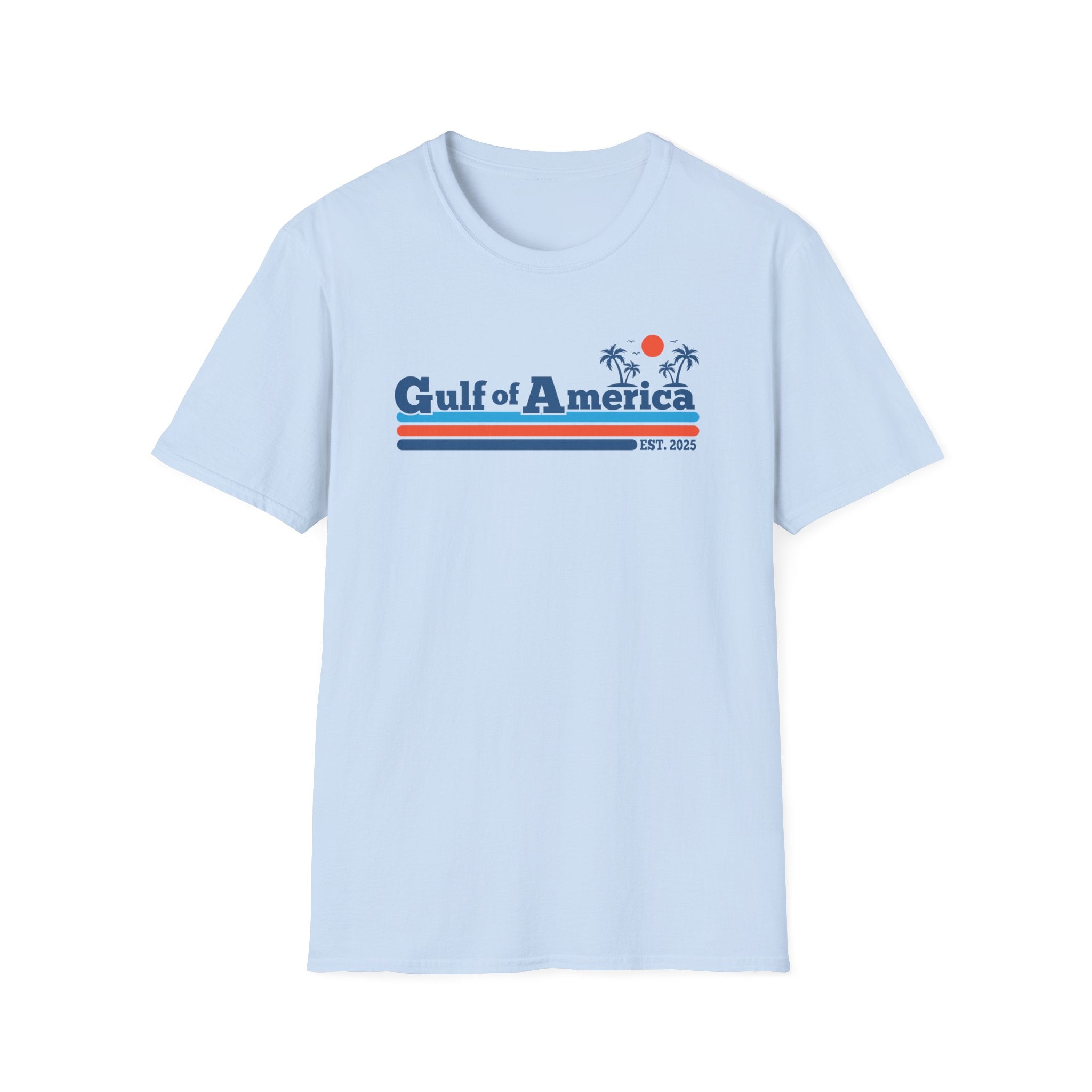 Gulf of America Vintage Unisex Softstyle T-Shirt - Beachy Casual Wear - PatriotDepot.com