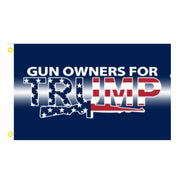 Gun Owners for Trump 3'x5' Flag - PatriotDepot.com