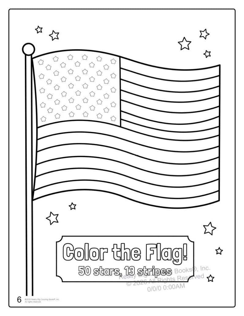 Happy 250th Birthday America! Patriotic Coloring Book for Kids | 24 Pages | 8.5" x 11" - PatriotDepot.com