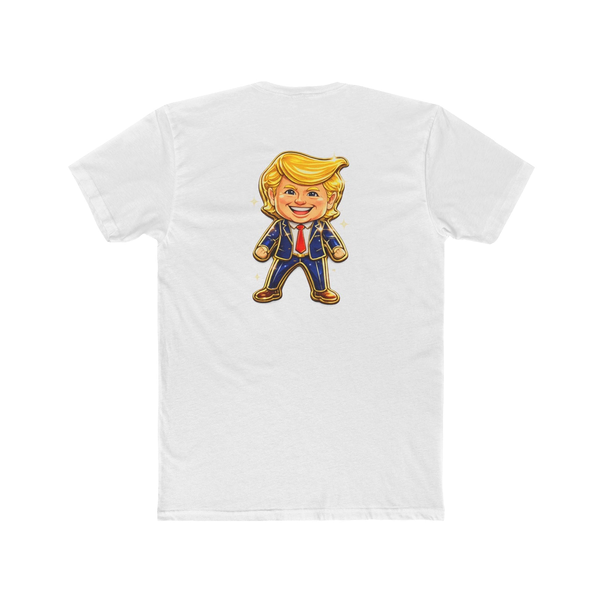 Happy Trump Pin Collectible T-Shirt (Front/Back Design) - PatriotDepot.com