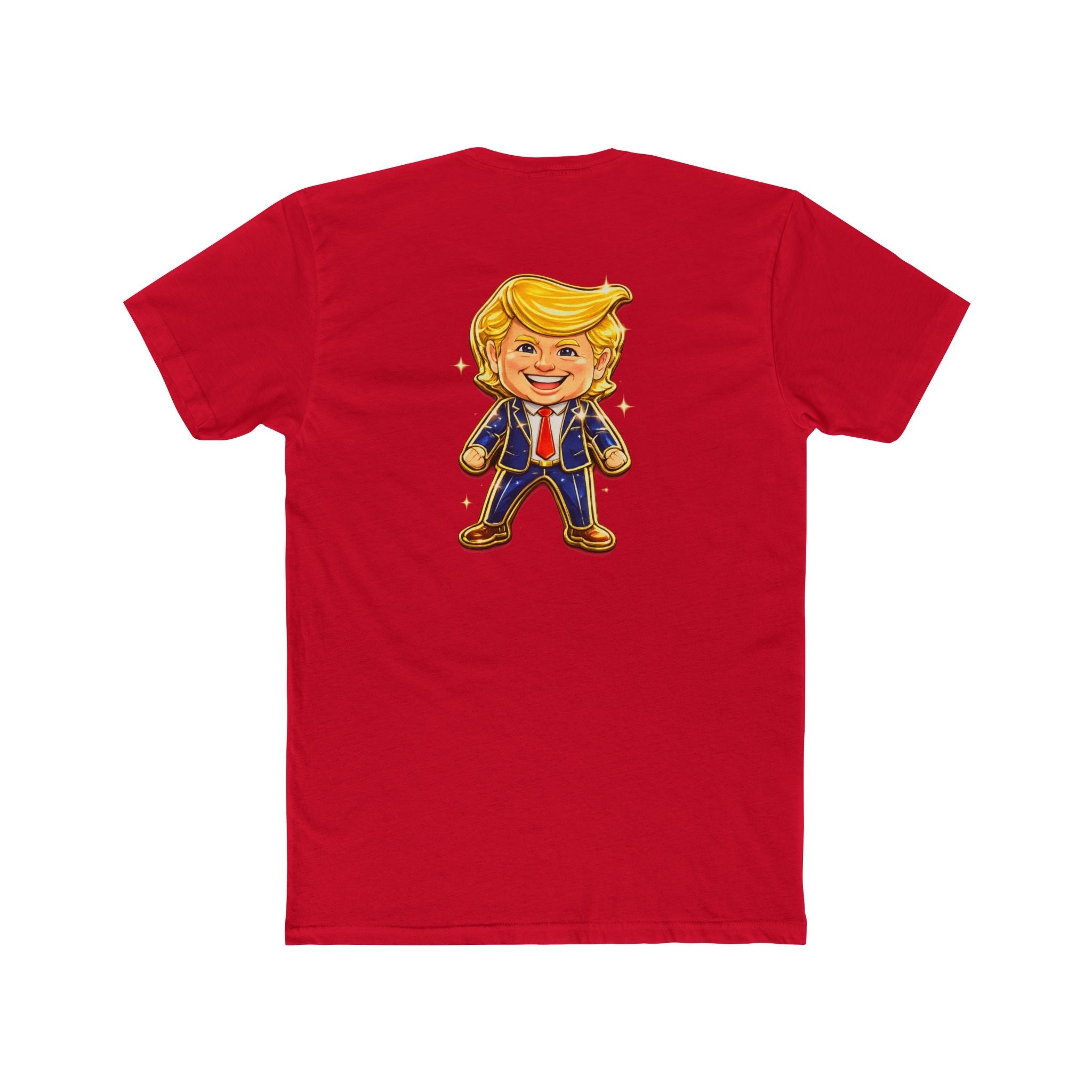 Happy Trump Pin Collectible T-Shirt (Front/Back Design) - PatriotDepot.com