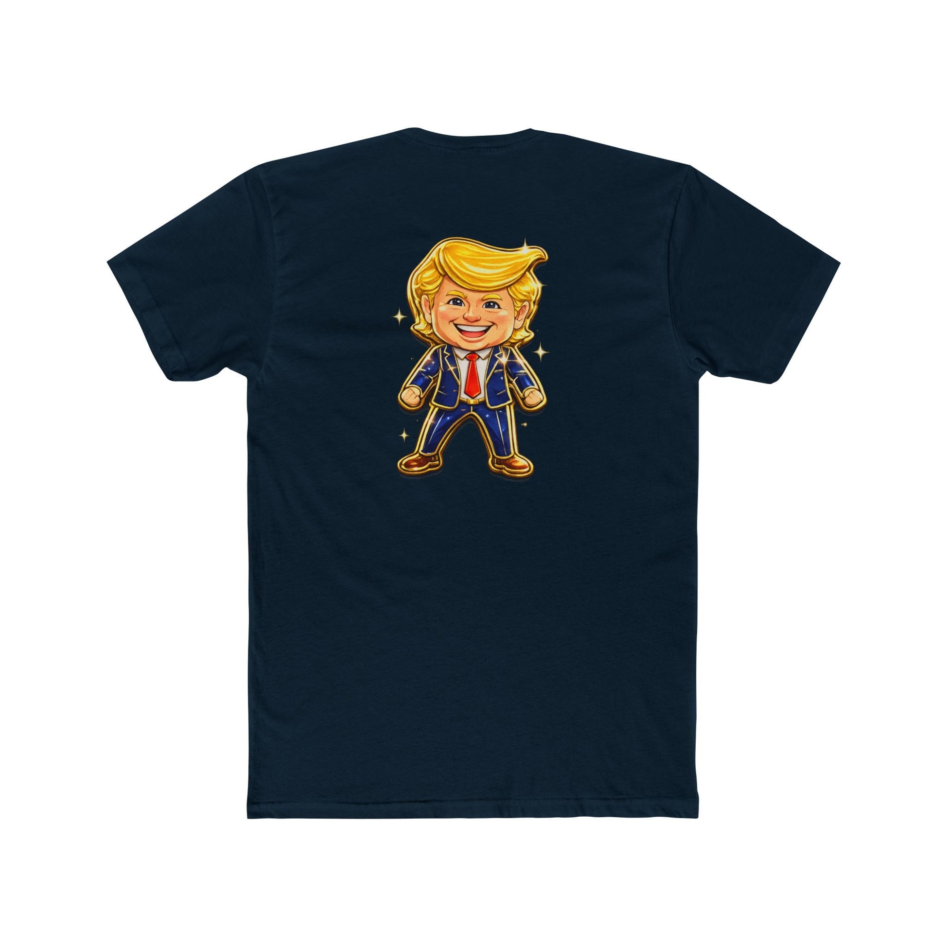 Happy Trump Pin Collectible T-Shirt (Front/Back Design) - PatriotDepot.com