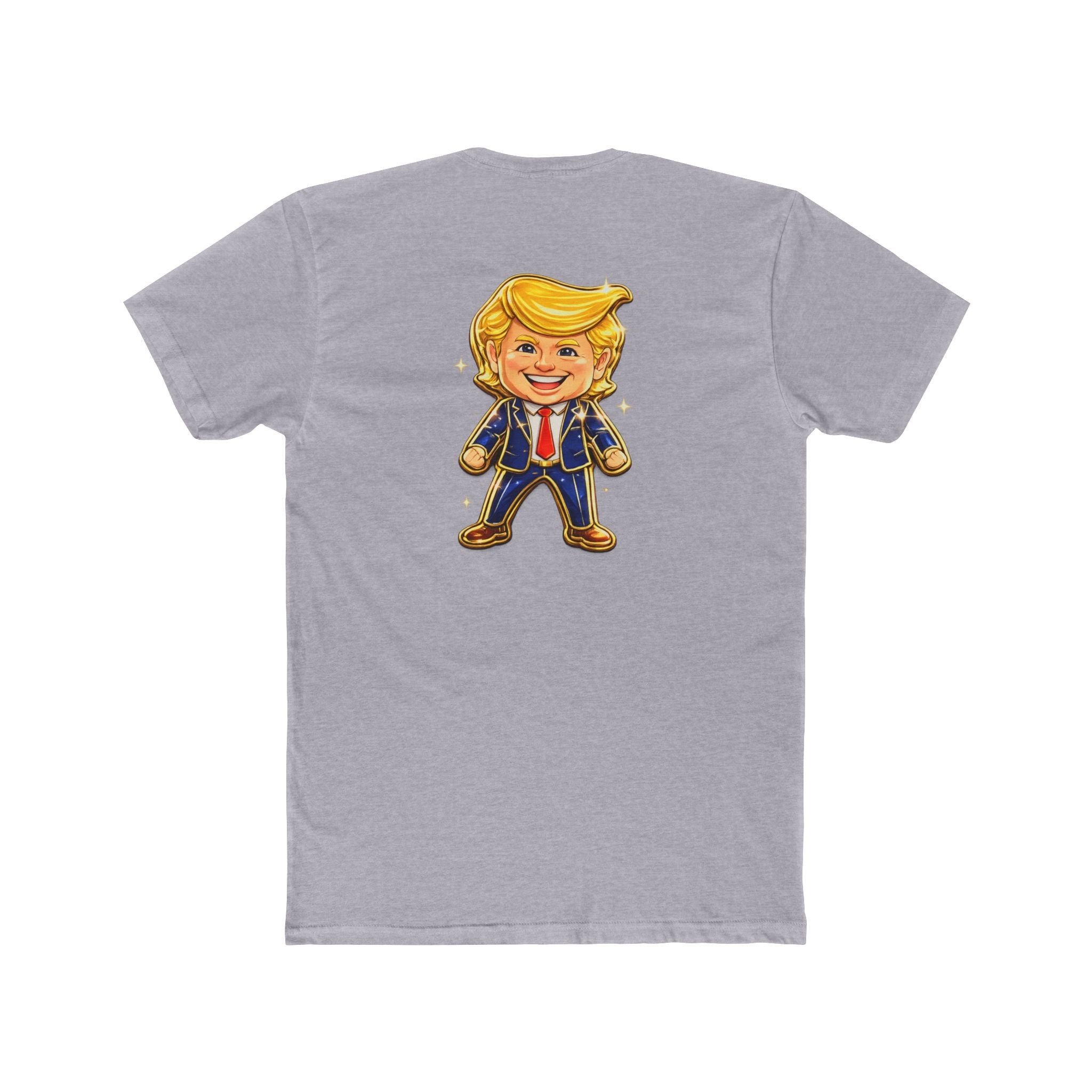 Happy Trump Pin Collectible T-Shirt (Front/Back Design) - PatriotDepot.com