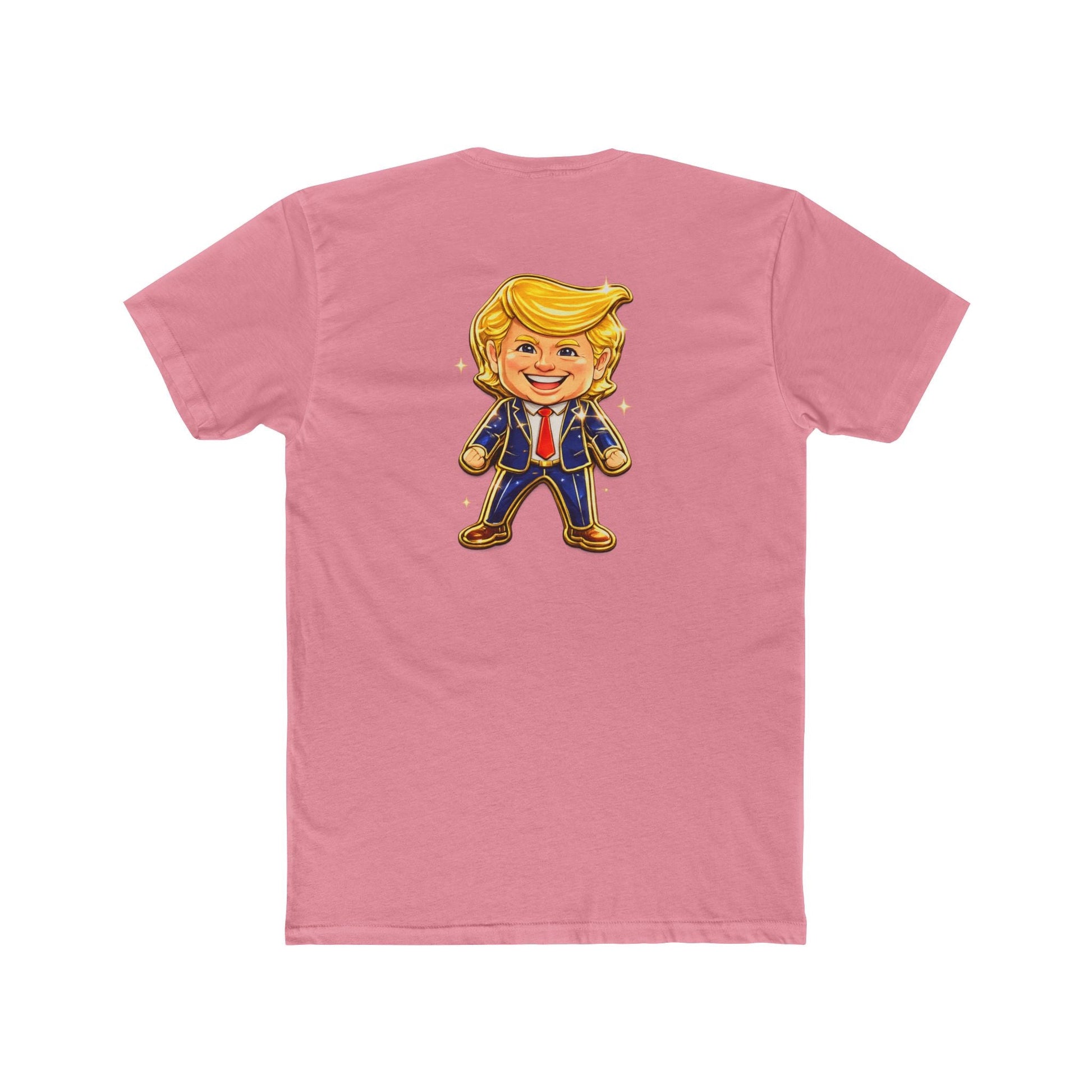 Happy Trump Pin Collectible T-Shirt (Front/Back Design) - PatriotDepot.com