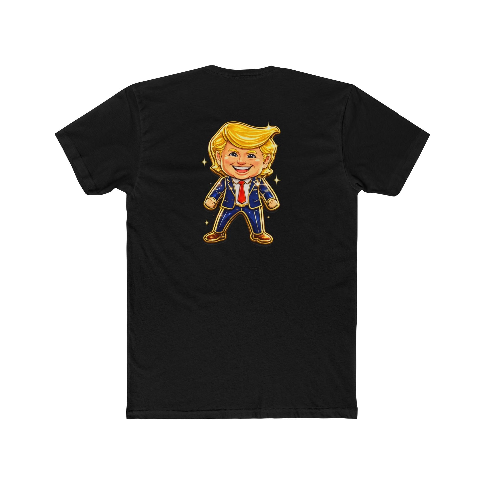 Happy Trump Pin Collectible T-Shirt (Front/Back Design) - PatriotDepot.com