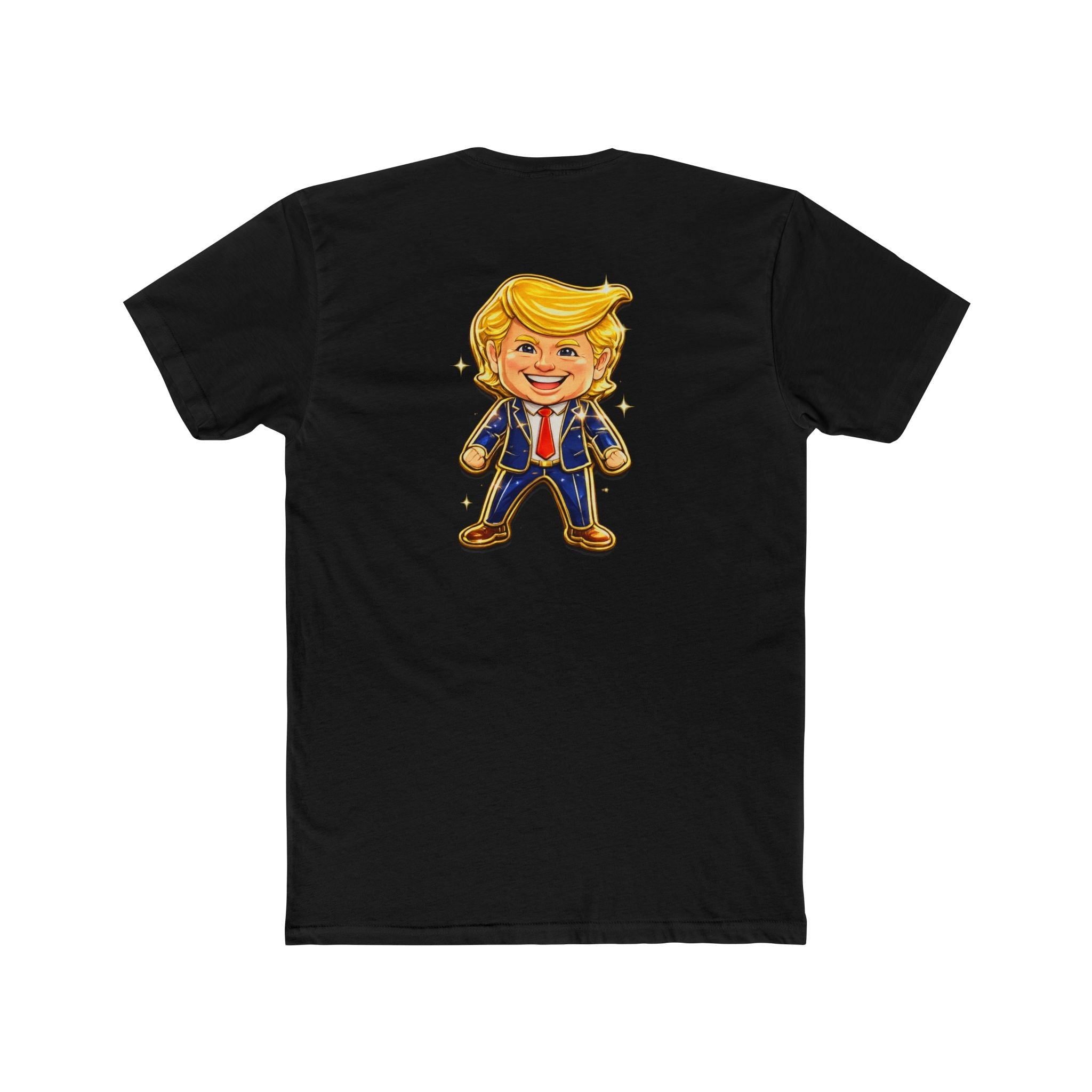 Happy Trump Pin Collectible T-Shirt (Front/Back Design) - PatriotDepot.com