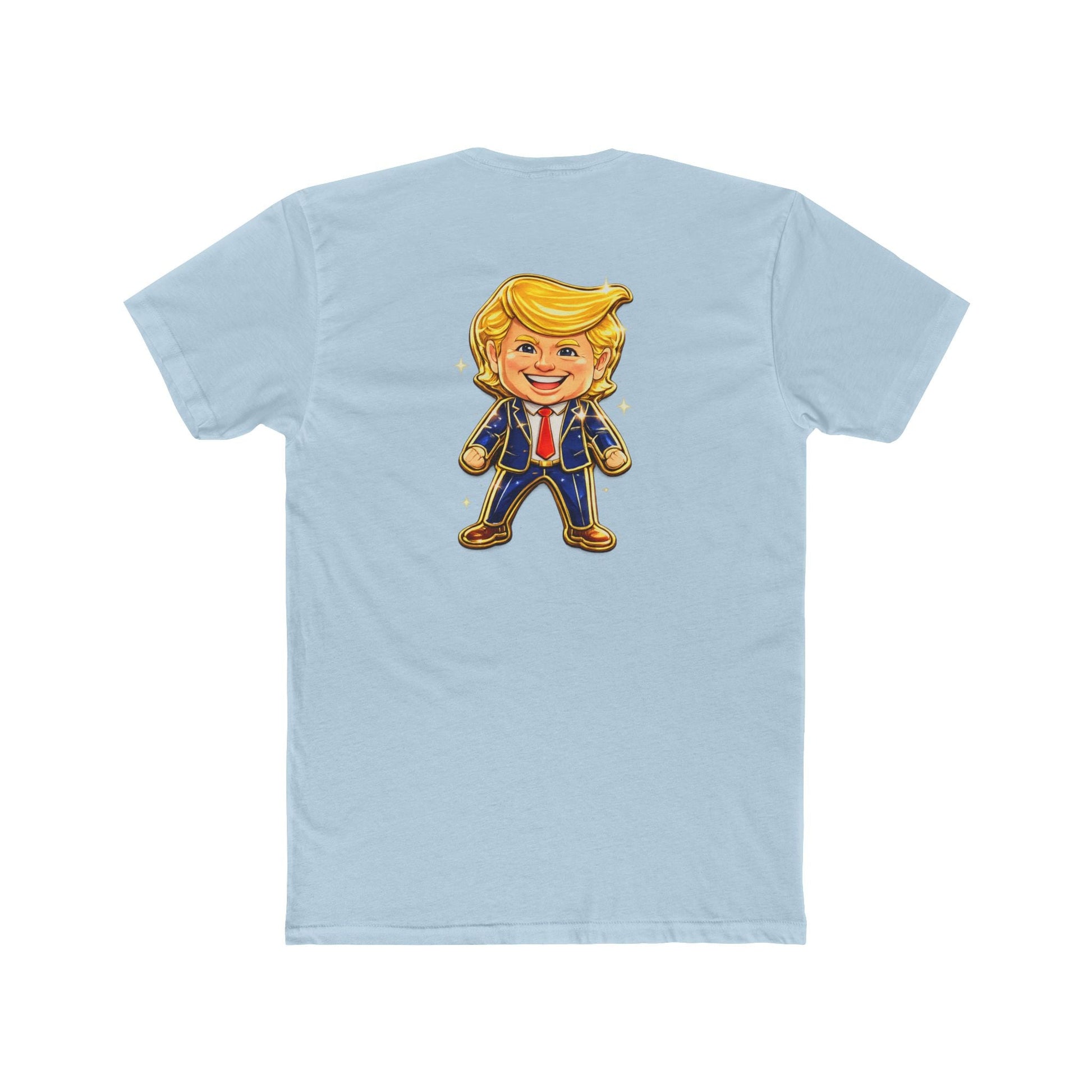 Happy Trump Pin Collectible T-Shirt (Front/Back Design) - PatriotDepot.com