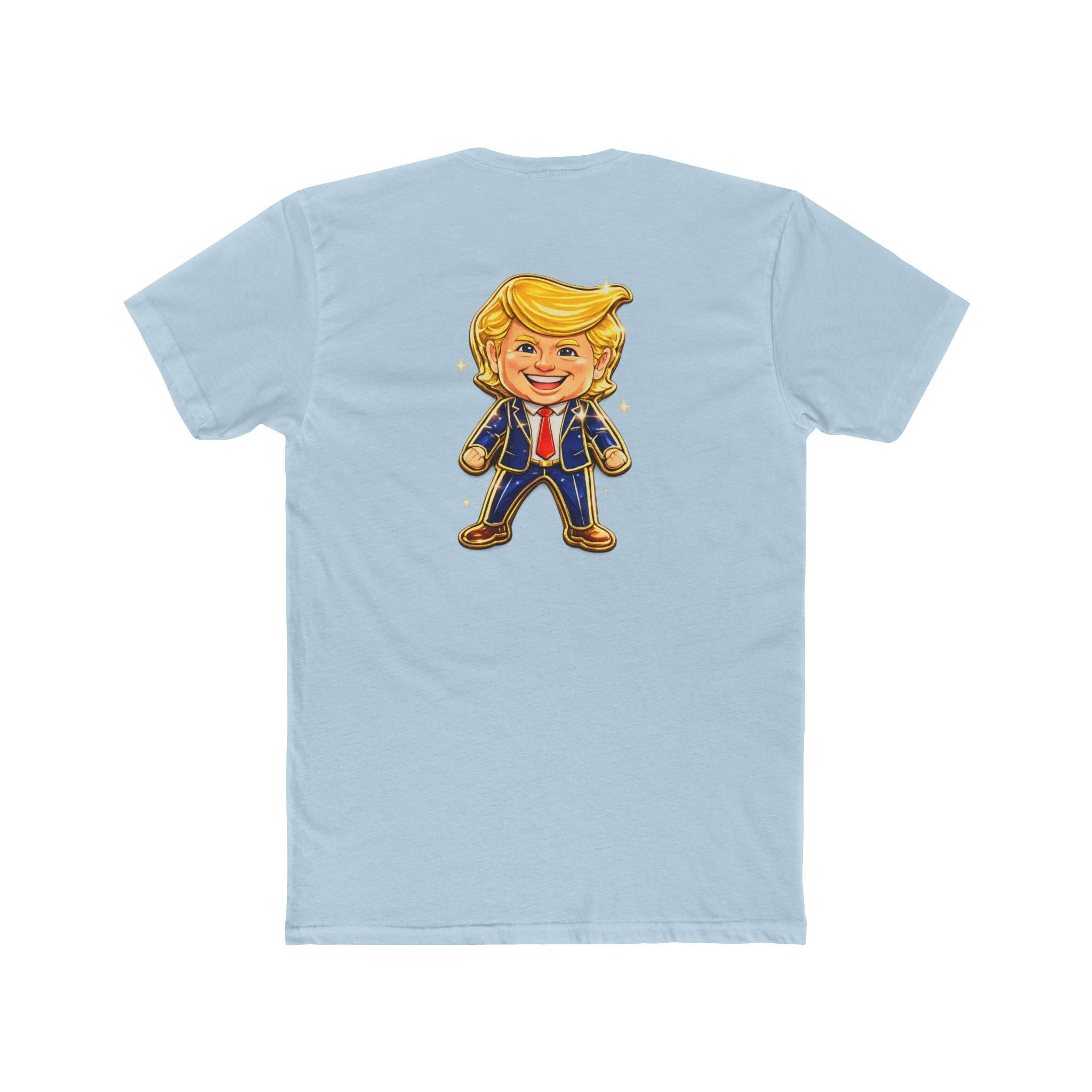 Happy Trump Pin Collectible T-Shirt (Front/Back Design) - PatriotDepot.com