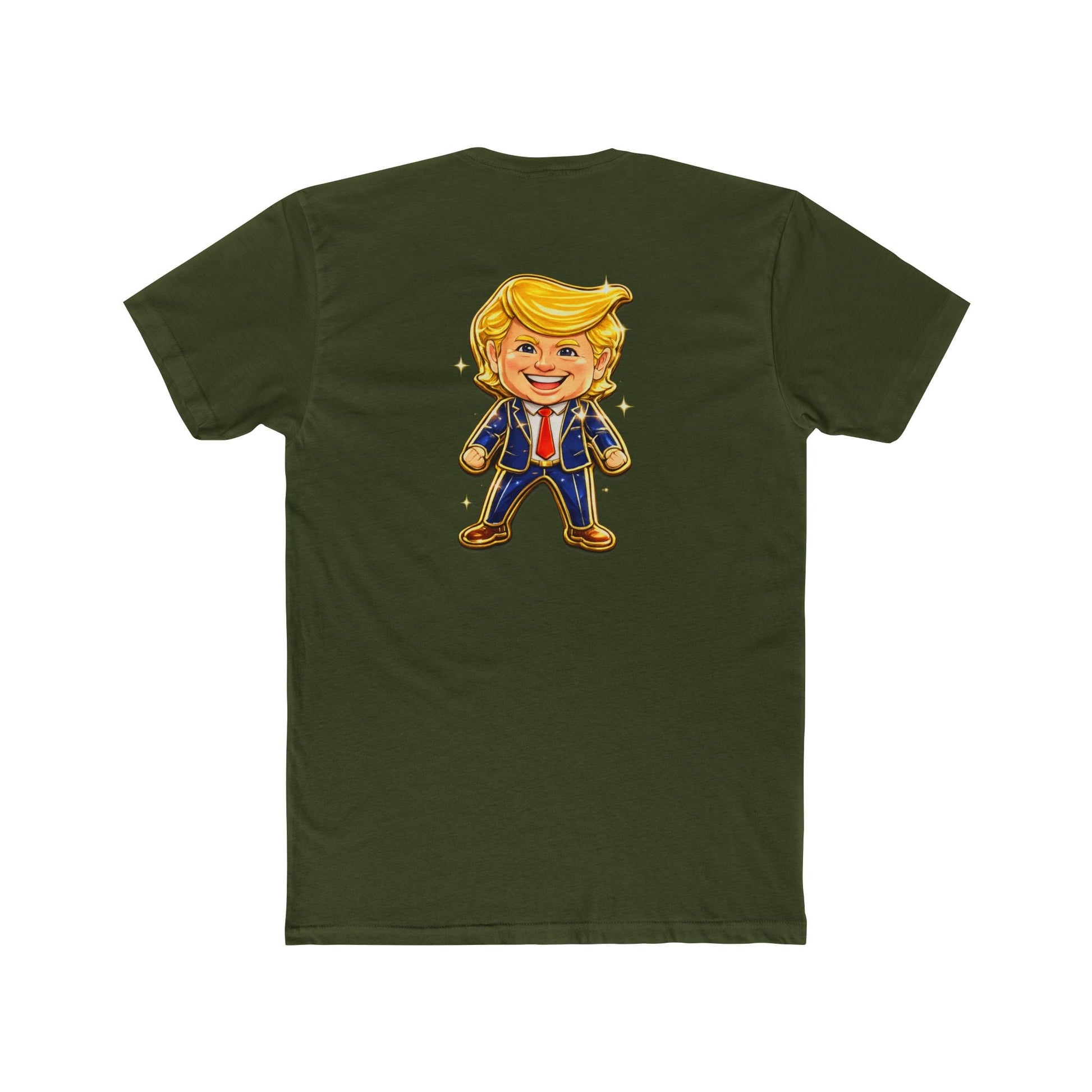 Happy Trump Pin Collectible T-Shirt (Front/Back Design) - PatriotDepot.com