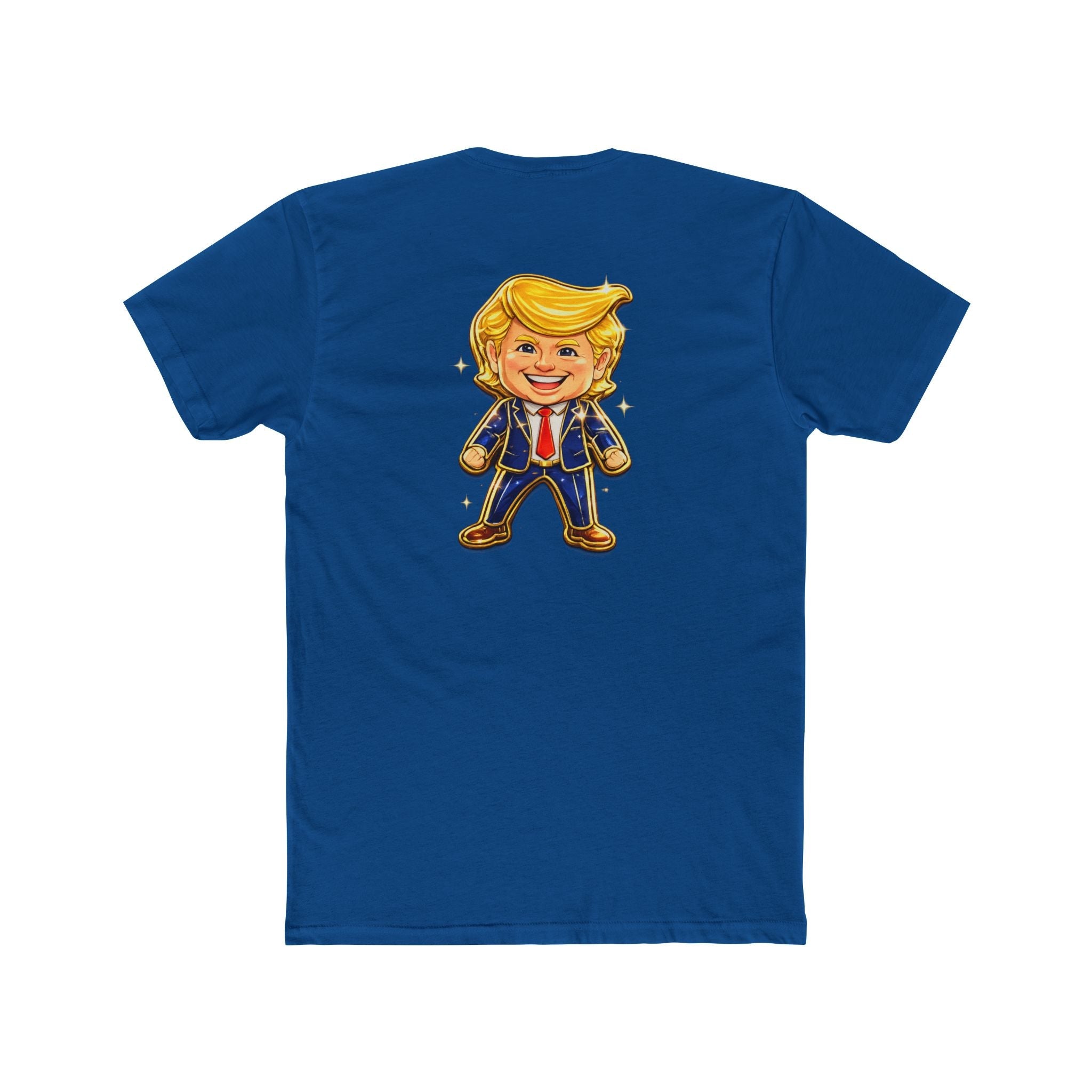 Happy Trump Pin Collectible T-Shirt (Front/Back Design) - PatriotDepot.com