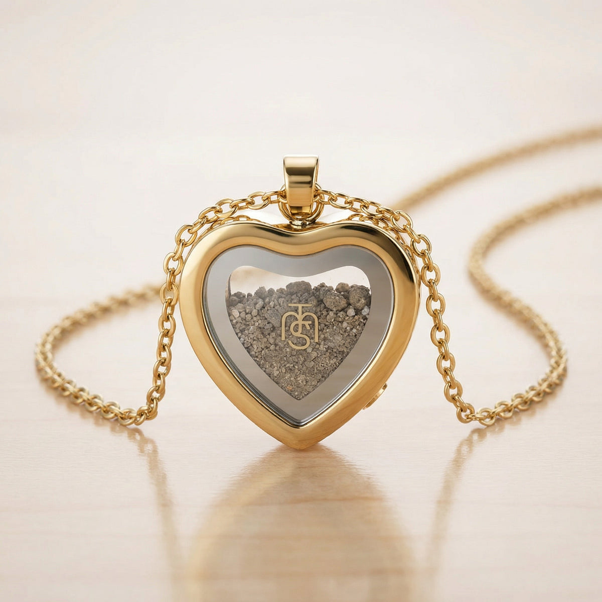 Heart of Unfailing Love | Temple Mount Soil Pendant Necklace - PatriotDepot.com