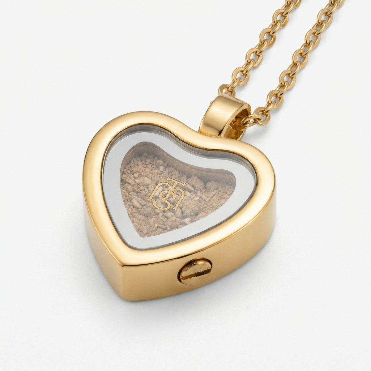 Heart of Unfailing Love | Temple Mount Soil Pendant Necklace - PatriotDepot.com