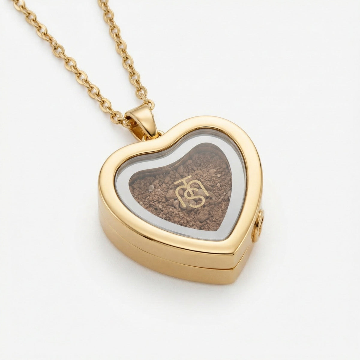 Heart of Unfailing Love | Temple Mount Soil Pendant Necklace - PatriotDepot.com