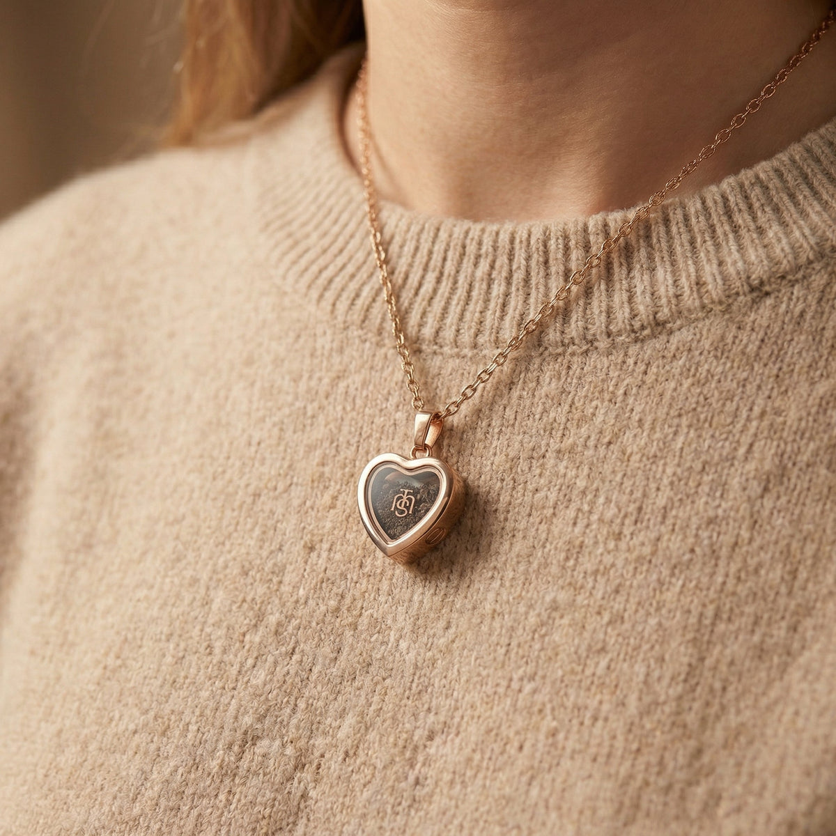 Heart of Unfailing Love | Temple Mount Soil Pendant Necklace - PatriotDepot.com