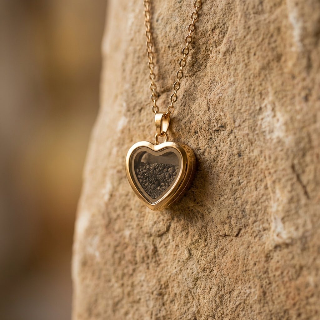 Heart of Unfailing Love | Temple Mount Soil Pendant Necklace - PatriotDepot.com
