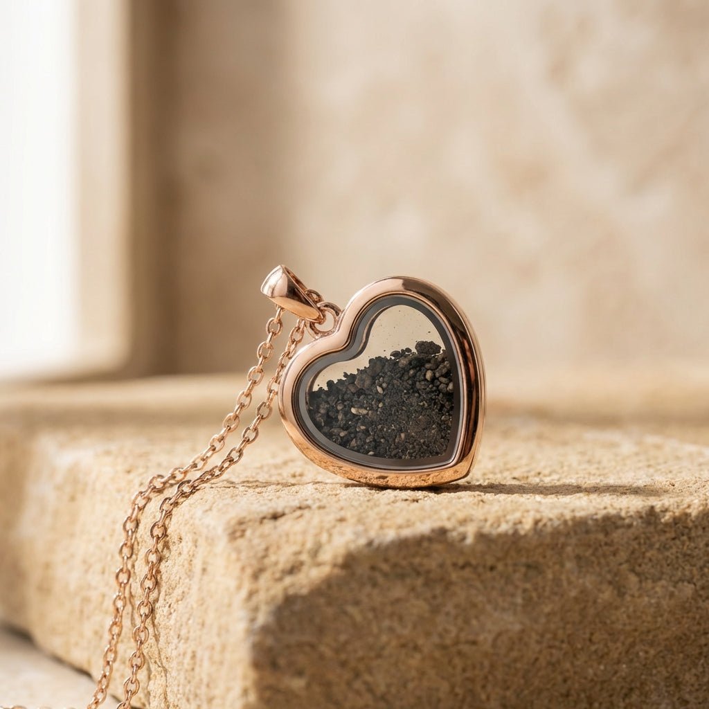 Heart of Unfailing Love | Temple Mount Soil Pendant Necklace - PatriotDepot.com