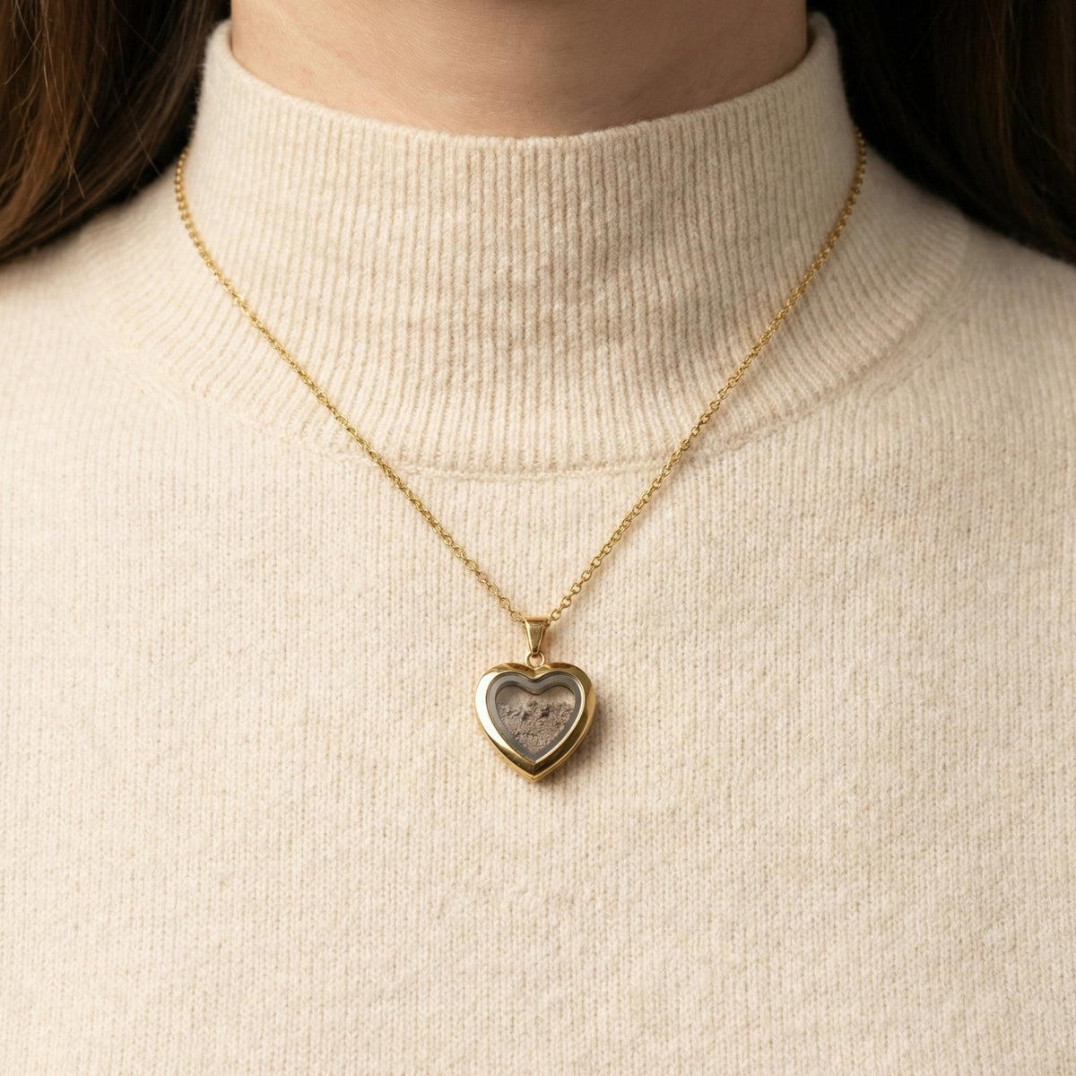 Heart of Unfailing Love | Temple Mount Soil Pendant Necklace - PatriotDepot.com