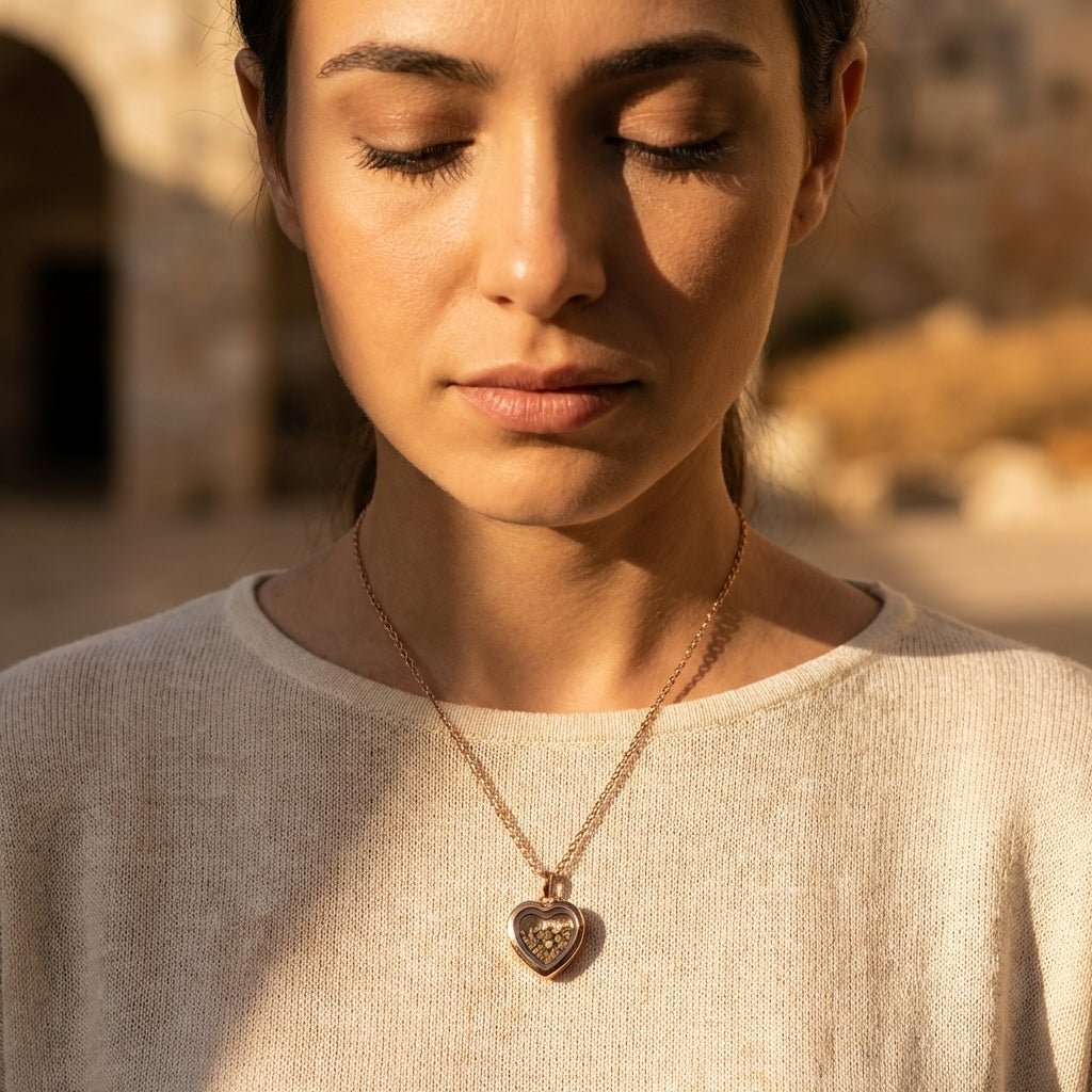 Heart of Unfailing Love | Temple Mount Soil Pendant Necklace - PatriotDepot.com