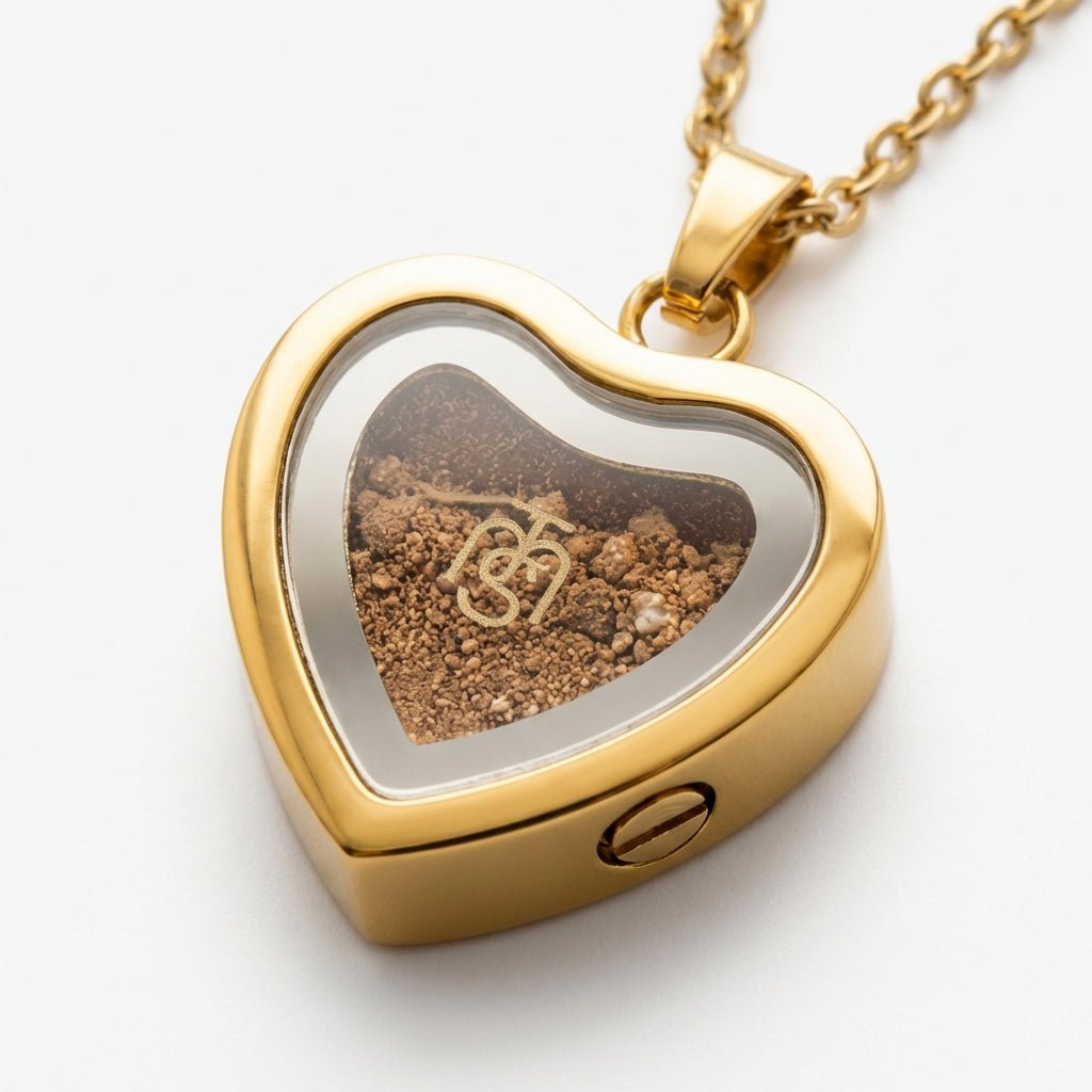 Heart of Unfailing Love | Temple Mount Soil Pendant Necklace - PatriotDepot.com