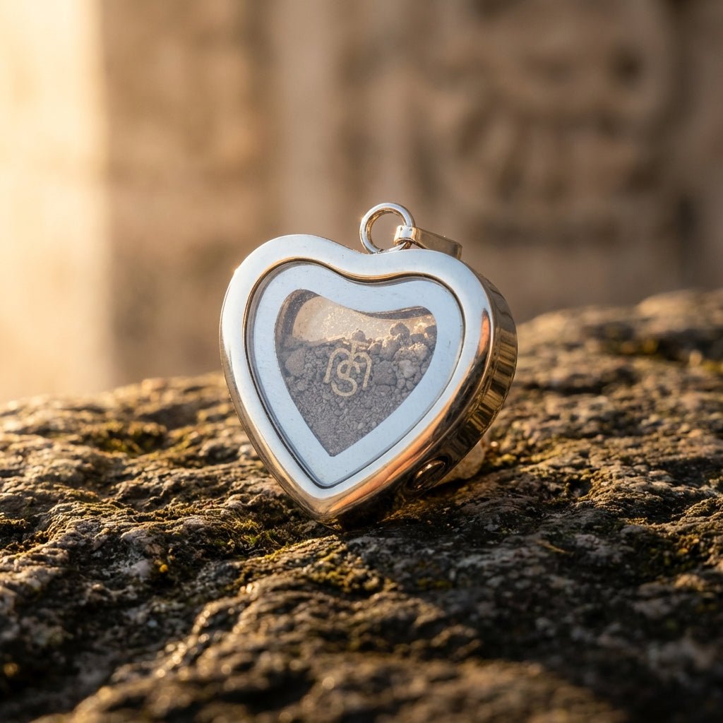 Heart of Unfailing Love | Temple Mount Soil Pendant Necklace - PatriotDepot.com