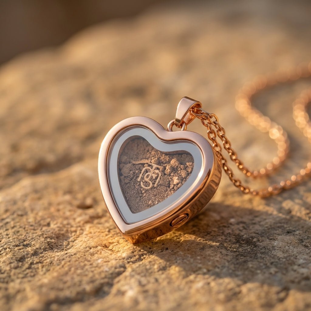 Heart of Unfailing Love | Temple Mount Soil Pendant Necklace - PatriotDepot.com