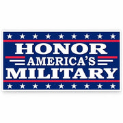 Honor America’s Military Bumper Sticker | Made in the USA - PatriotDepot.com