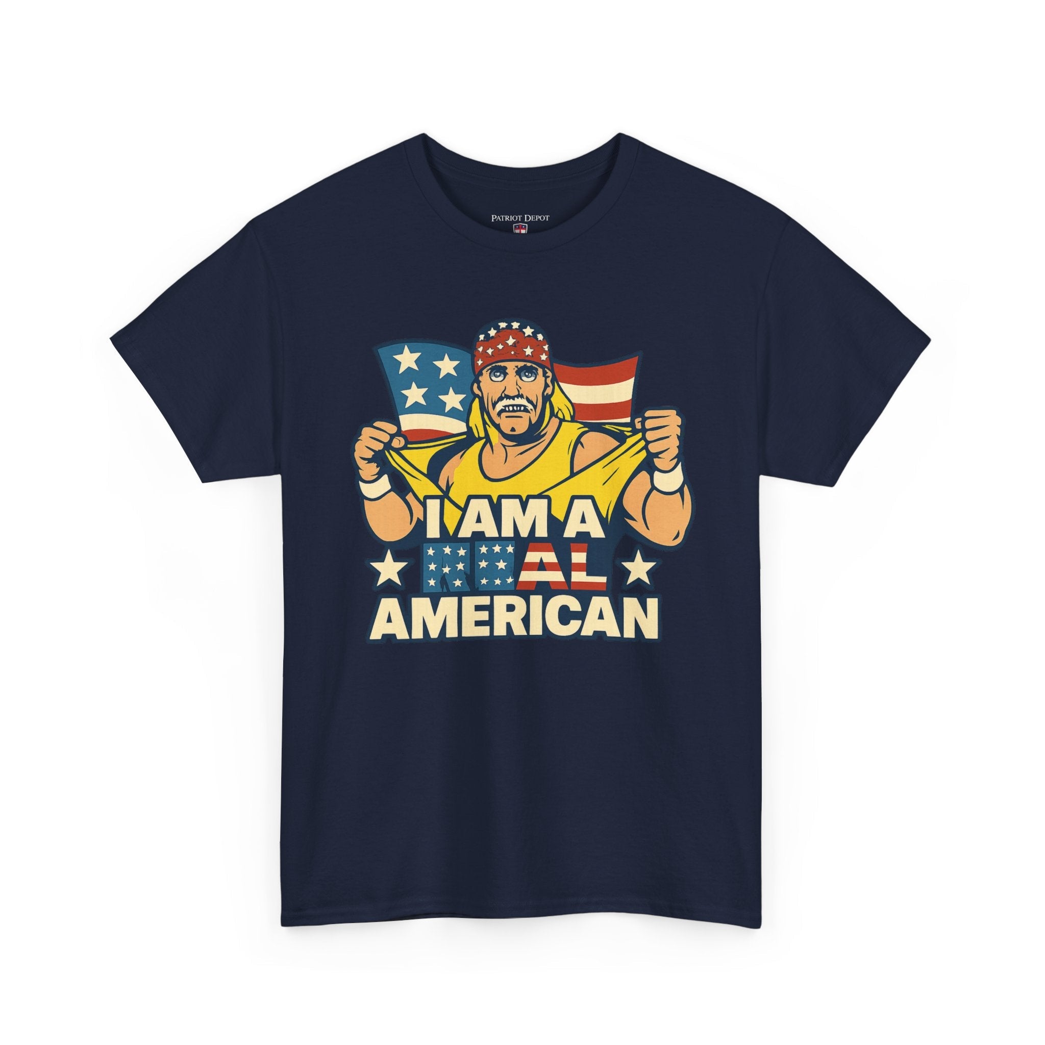 I Am A Real American T-Shirt (Hogan Inspired) - PatriotDepot.com