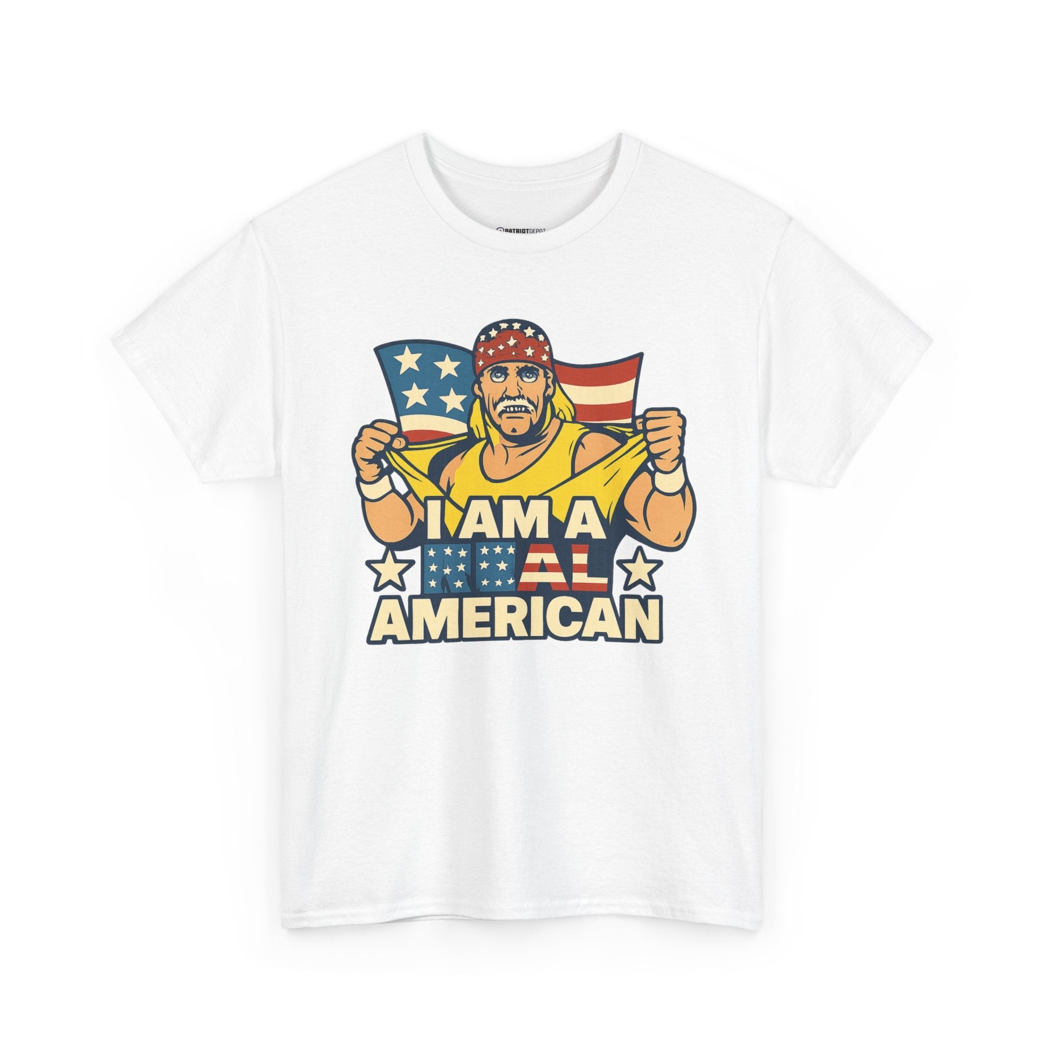 I Am A Real American T-Shirt (Hogan Inspired) - PatriotDepot.com