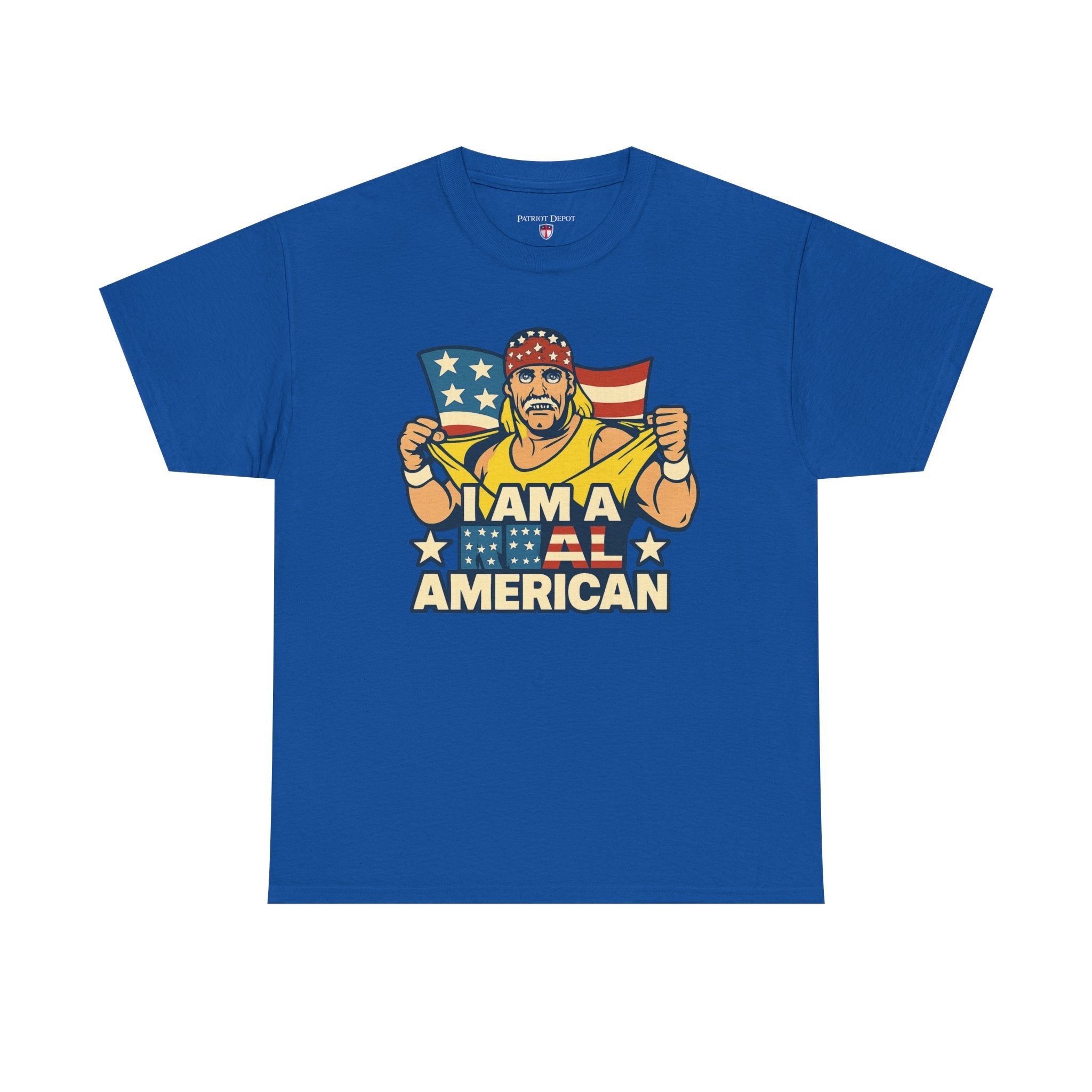 I Am A Real American T-Shirt (Hogan Inspired) - PatriotDepot.com