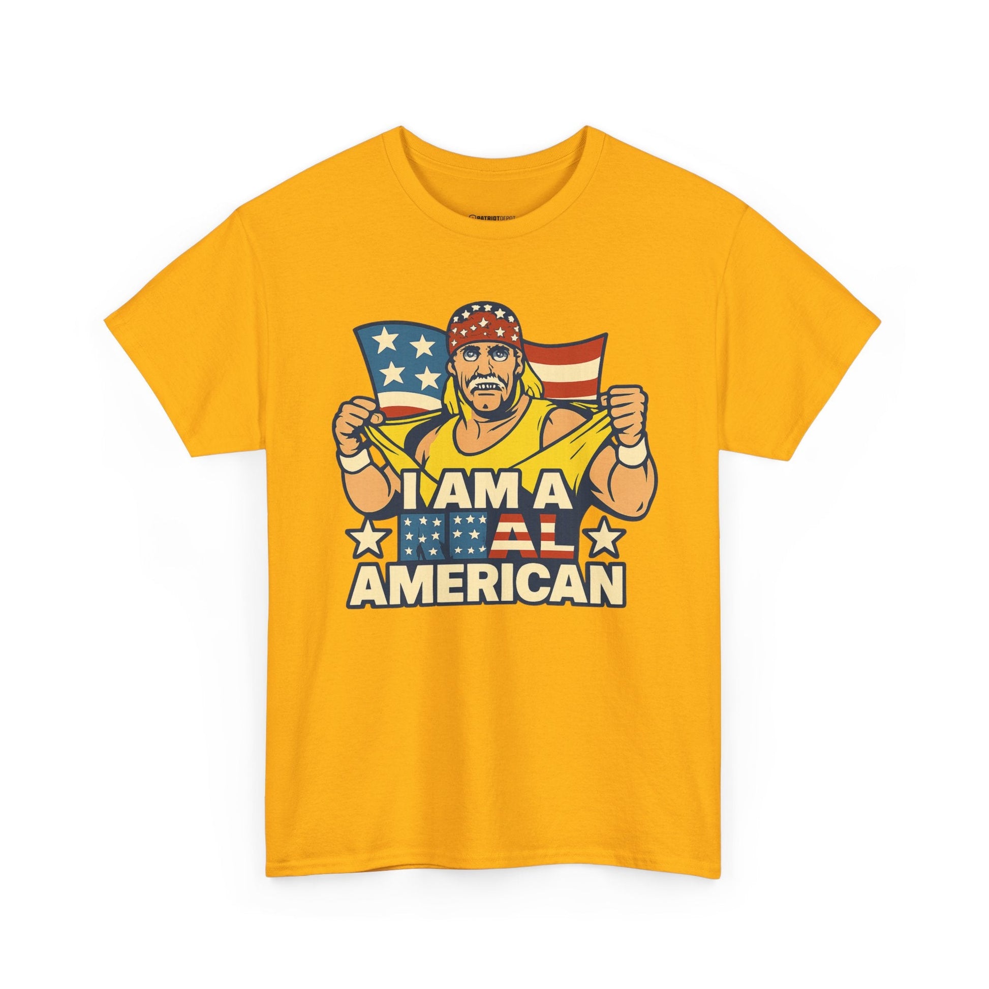 I Am A Real American T-Shirt (Hogan Inspired) - PatriotDepot.com