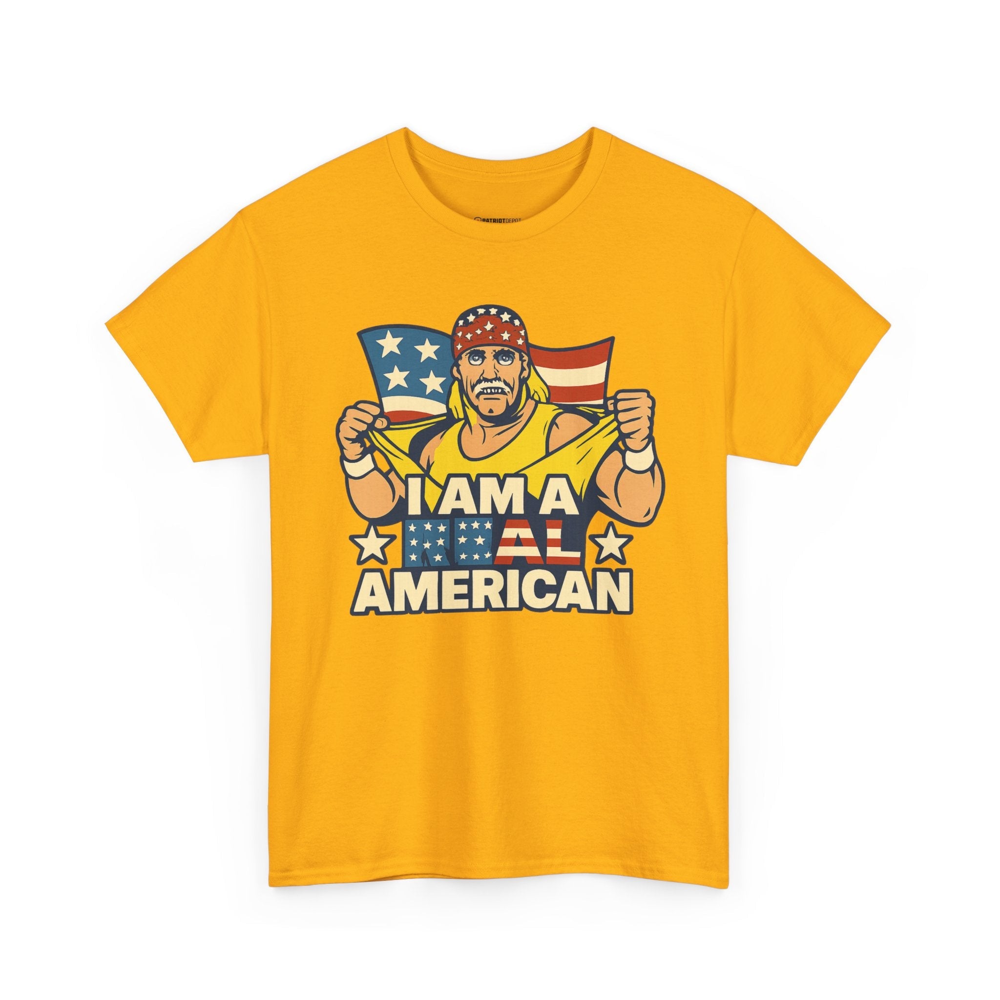 I Am A Real American T-Shirt (Hogan Inspired) - PatriotDepot.com