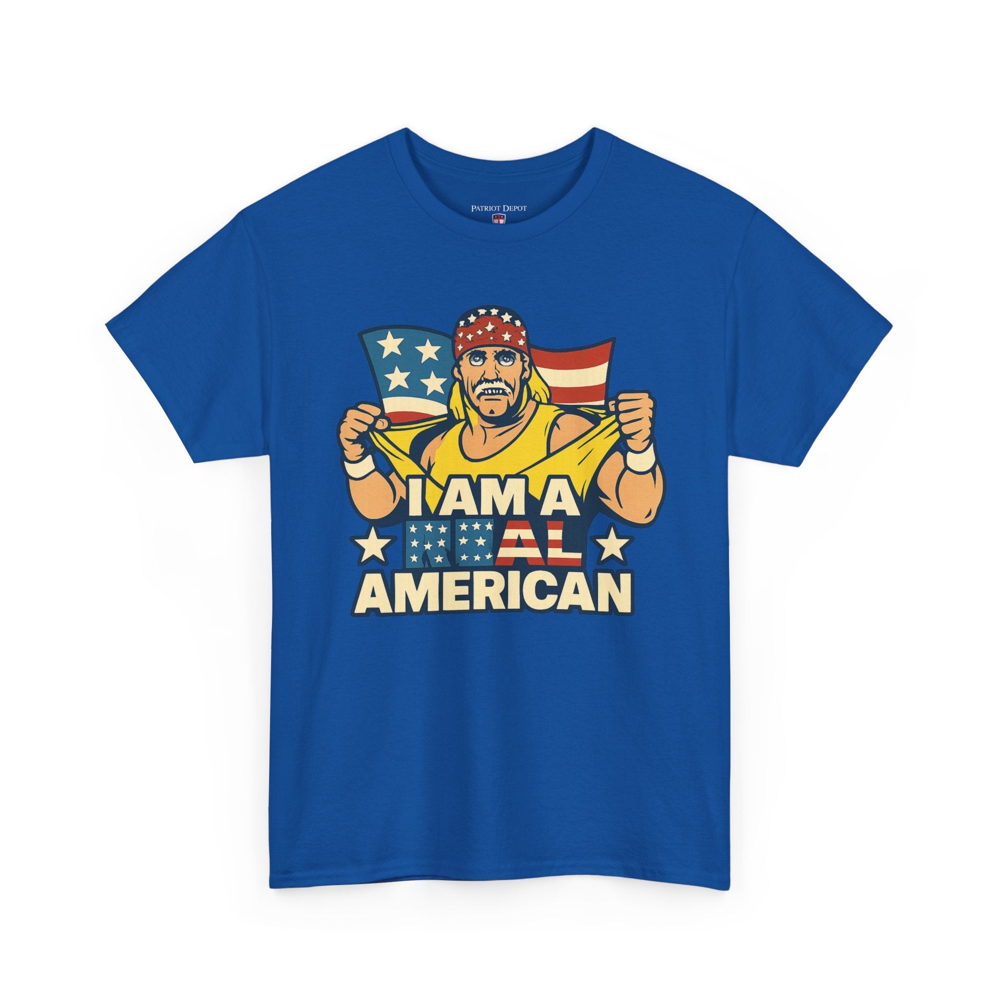 I Am A Real American T-Shirt (Hogan Inspired) - PatriotDepot.com