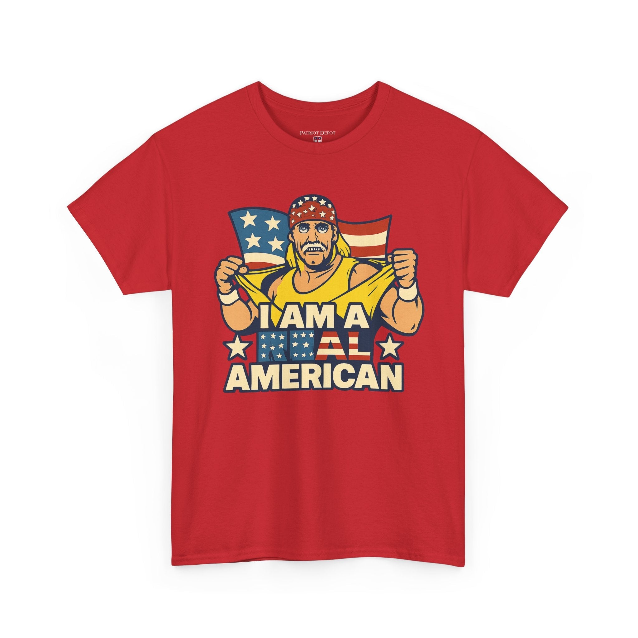 I Am A Real American T-Shirt (Hogan Inspired) - PatriotDepot.com