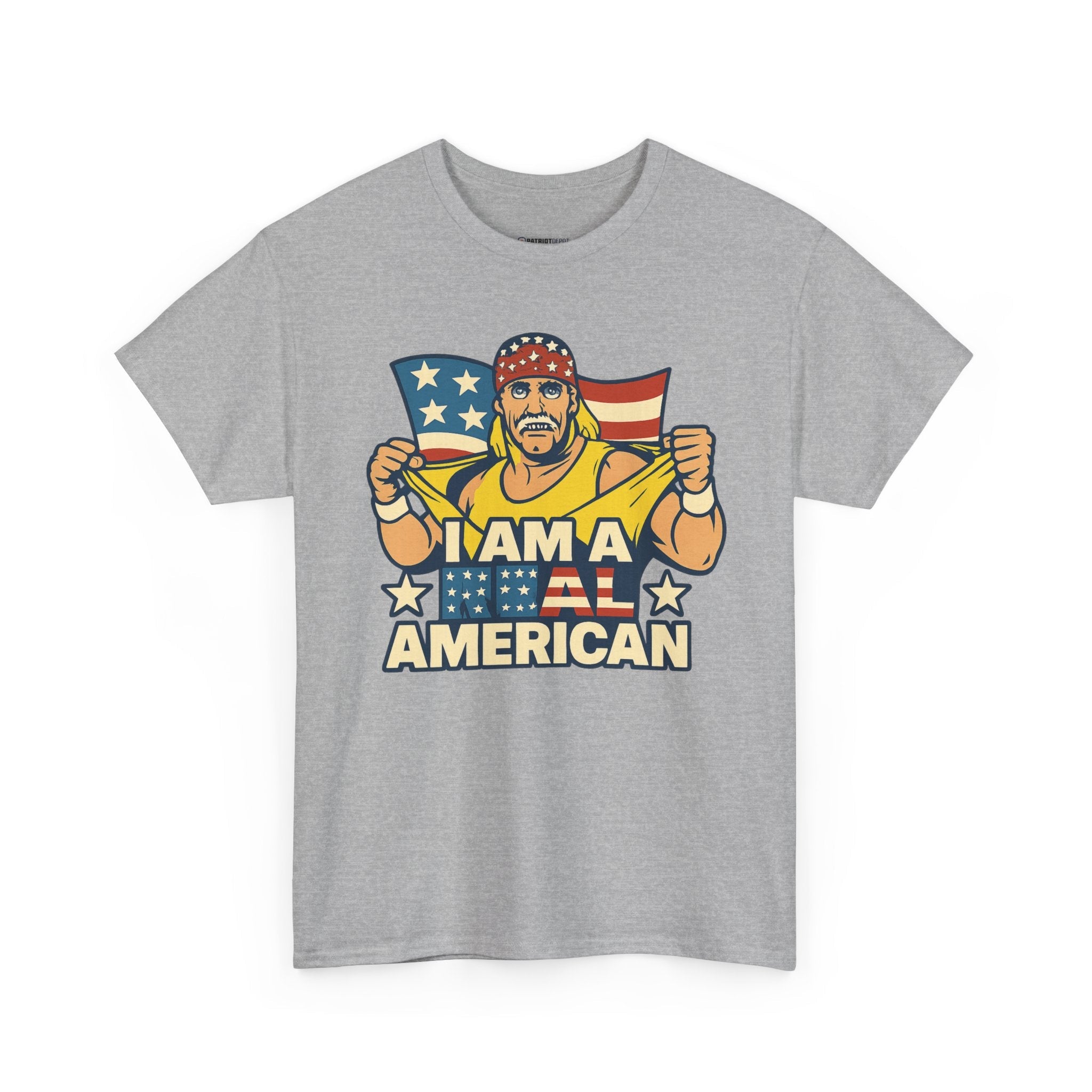 I Am A Real American T-Shirt (Hogan Inspired) - PatriotDepot.com