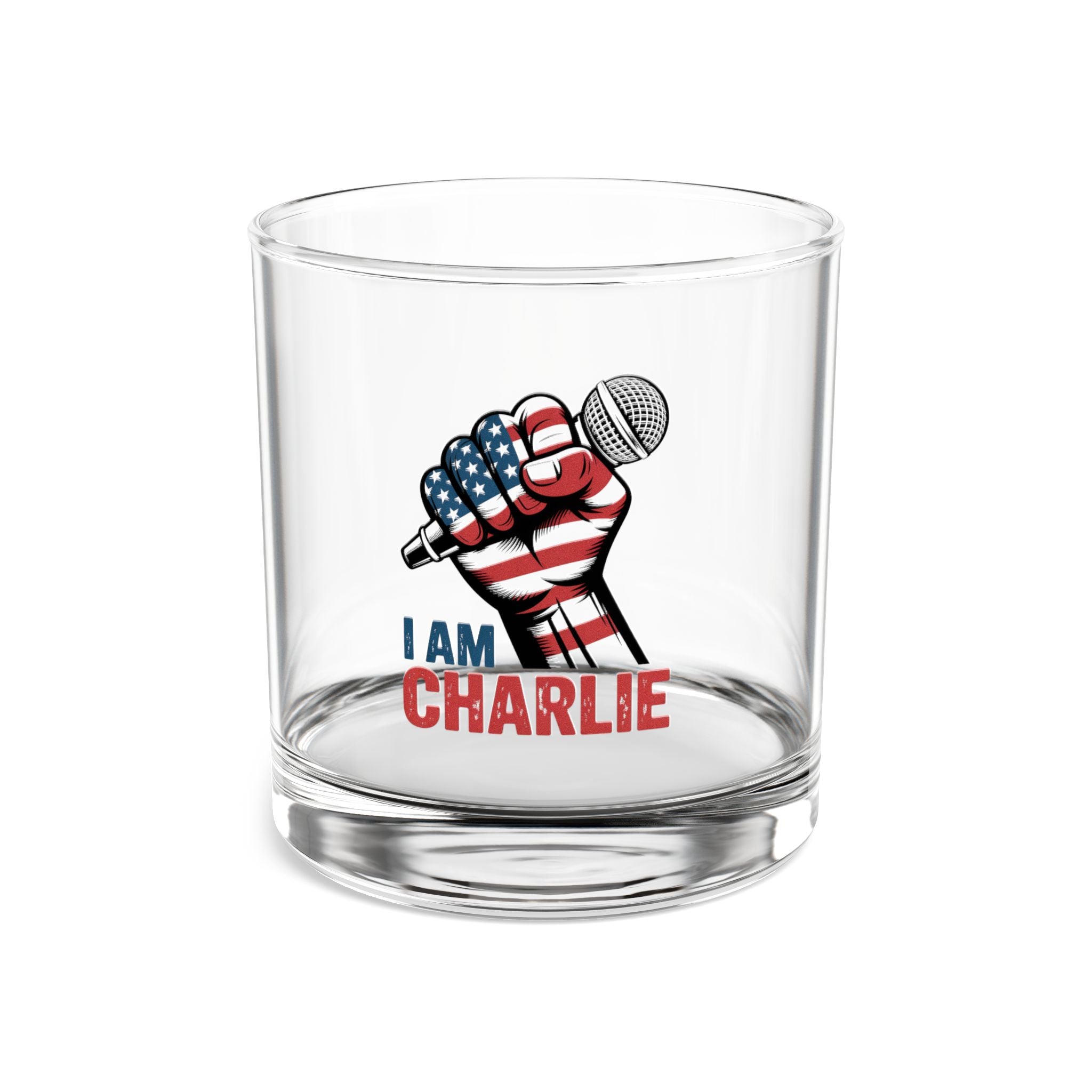 I Am Charlie Kirk Statement Glass - PatriotDepot.com