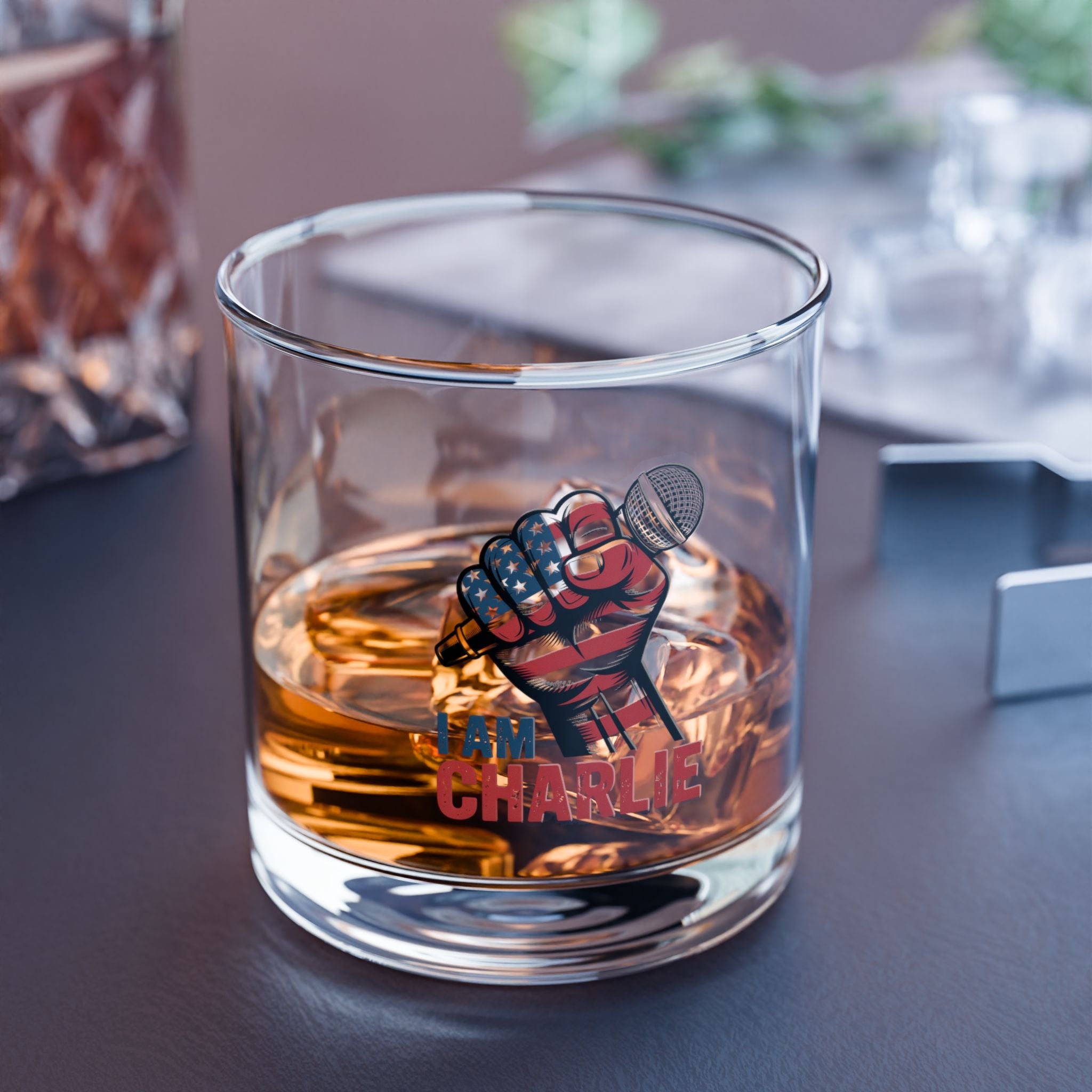 I Am Charlie Kirk Statement Glass - PatriotDepot.com