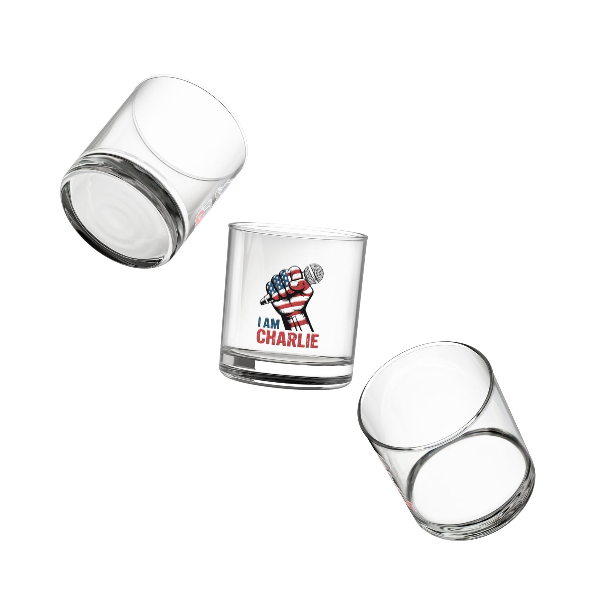 I Am Charlie Kirk Statement Glass - PatriotDepot.com