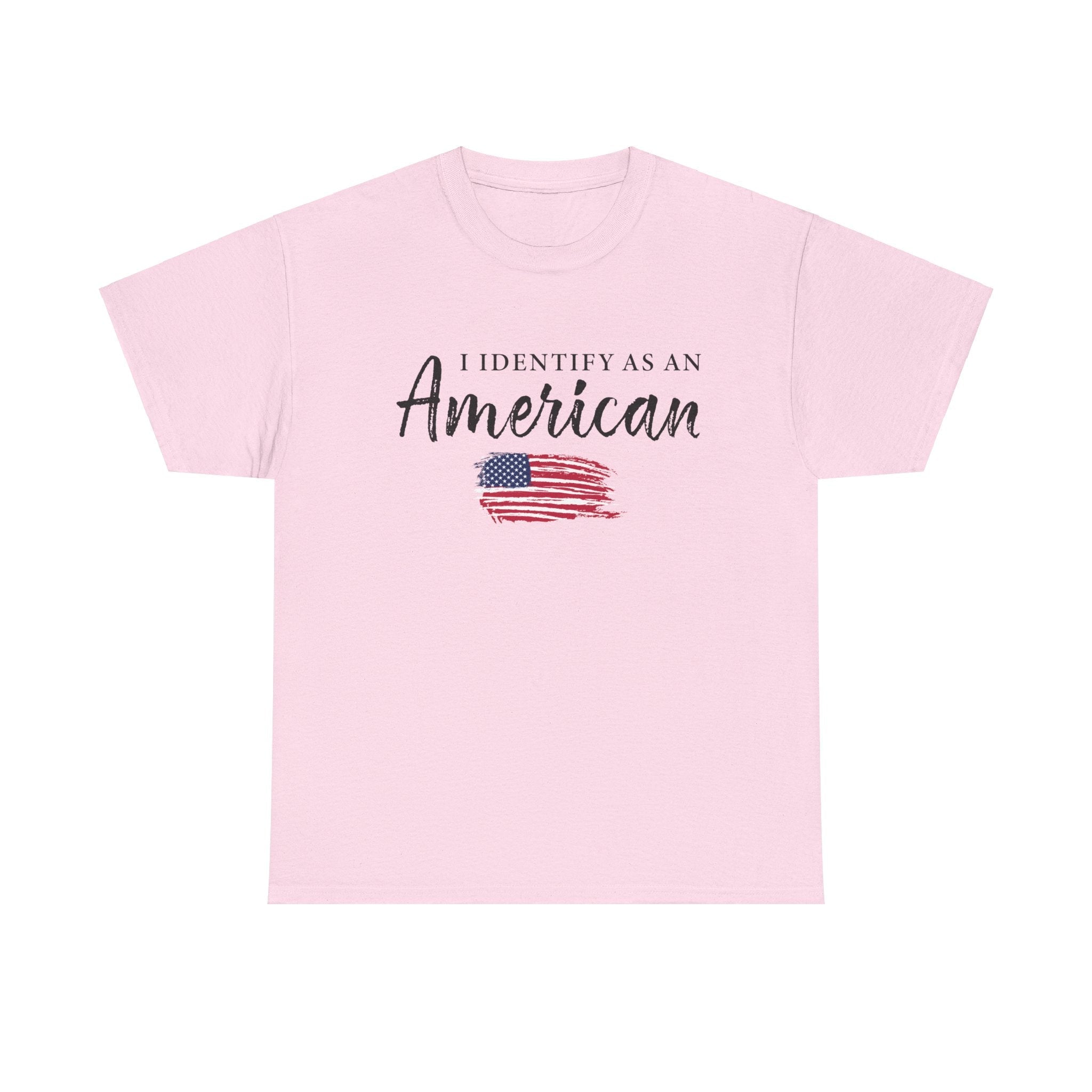 I Identify As An American Ladies T-Shirt - PatriotDepot.com