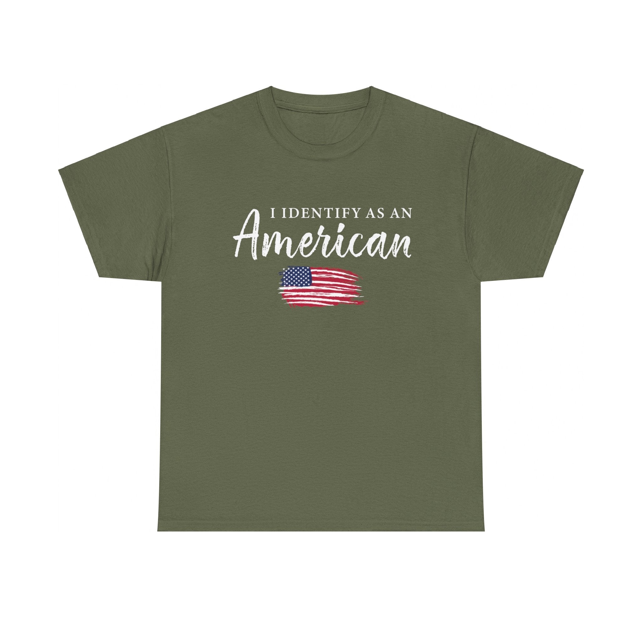 I Identify As An American Ladies T-Shirt - PatriotDepot.com