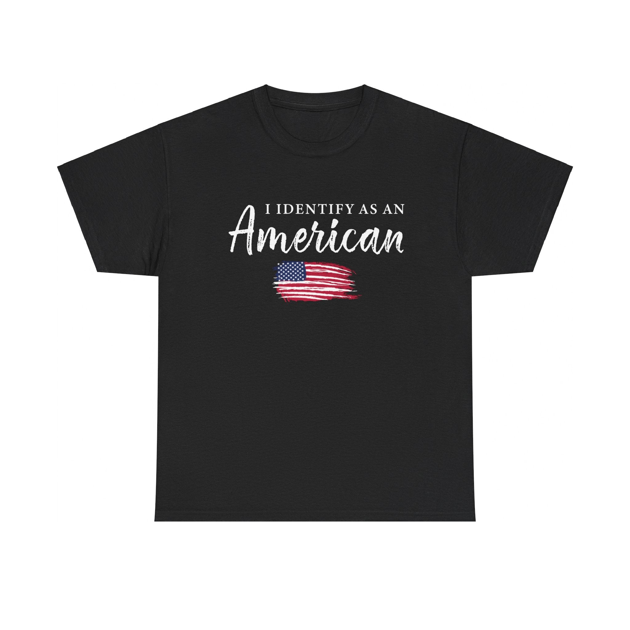 I Identify As An American Ladies T-Shirt - PatriotDepot.com