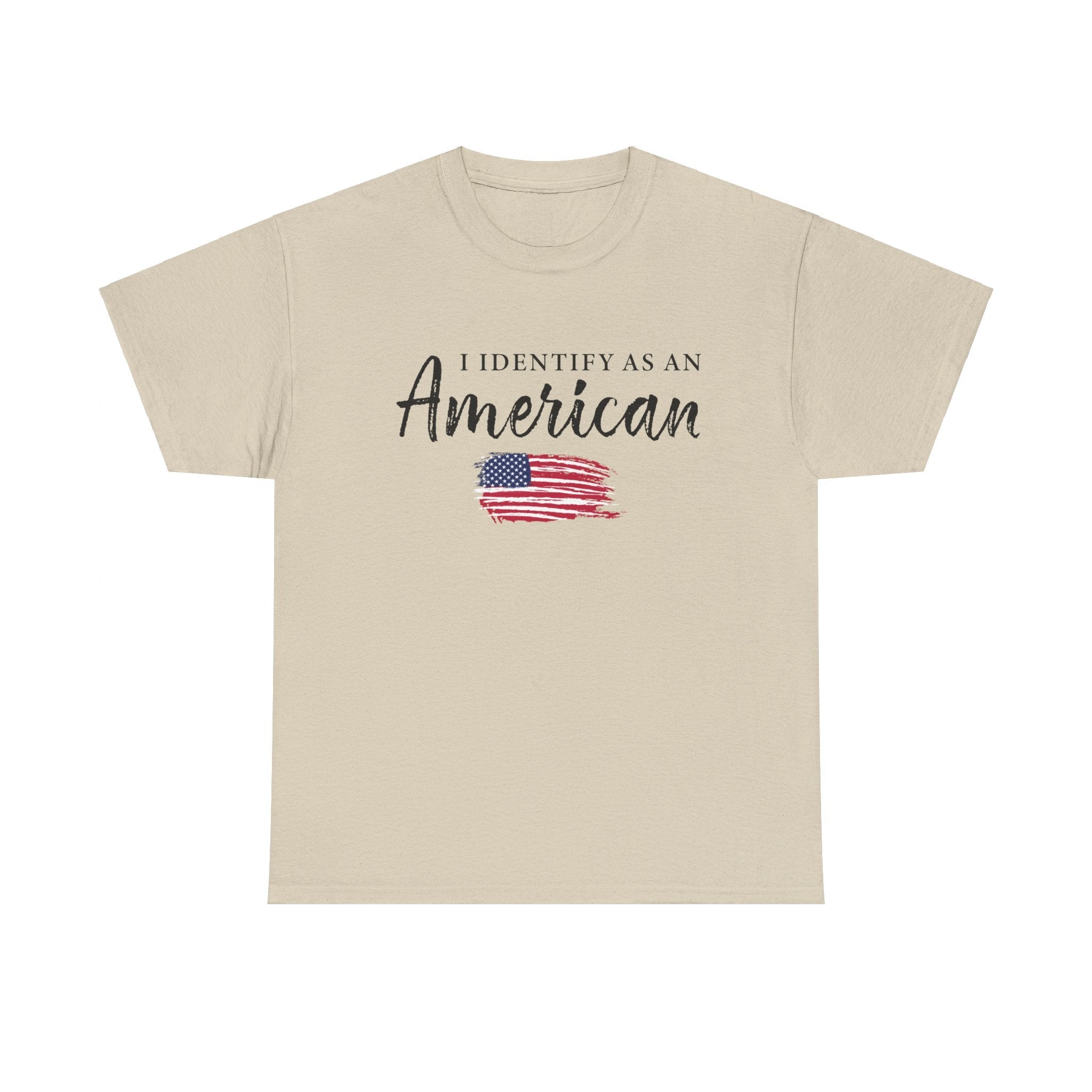 I Identify As An American Ladies T-Shirt - PatriotDepot.com