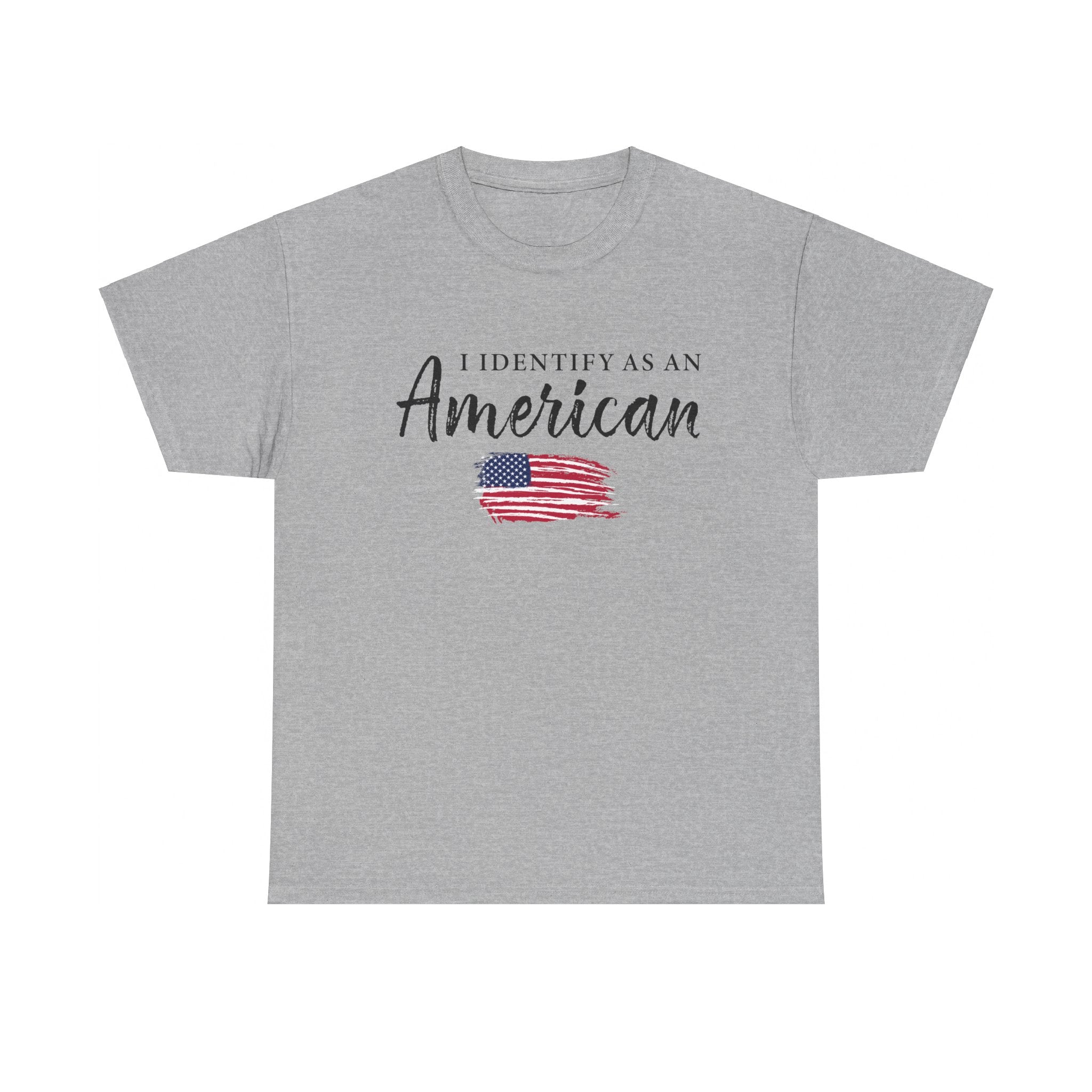 I Identify As An American Ladies T-Shirt - PatriotDepot.com