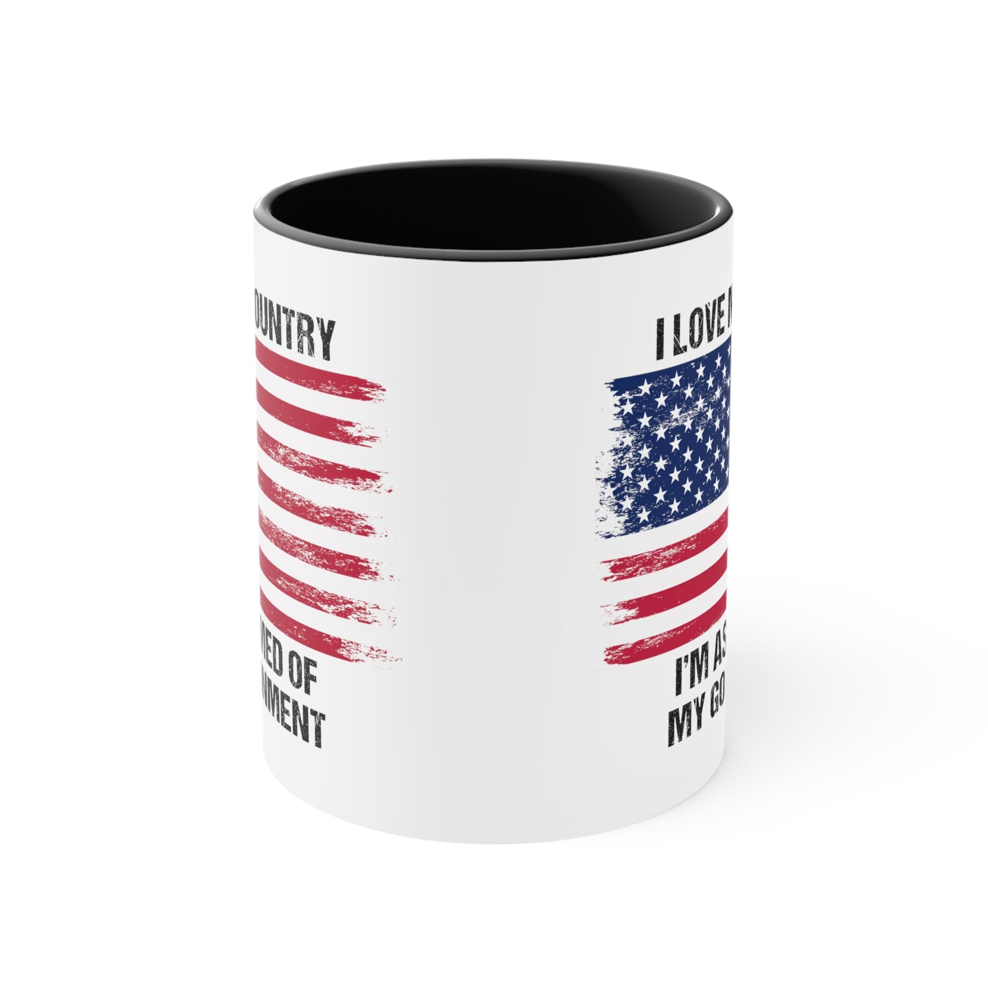 I Love My Country Mug (2 sizes, 2 colors) - PatriotDepot.com