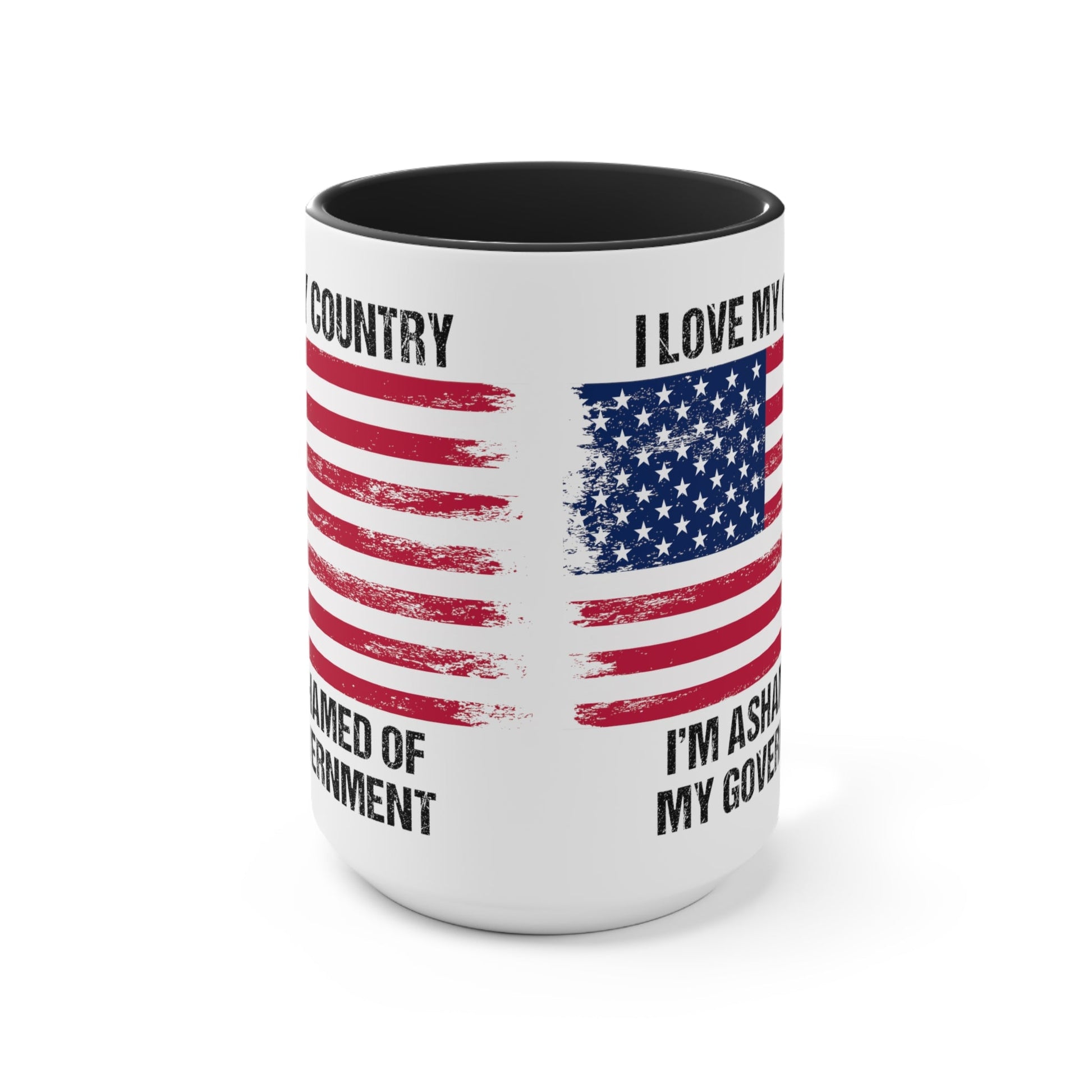 I Love My Country Mug (2 sizes, 2 colors) - PatriotDepot.com