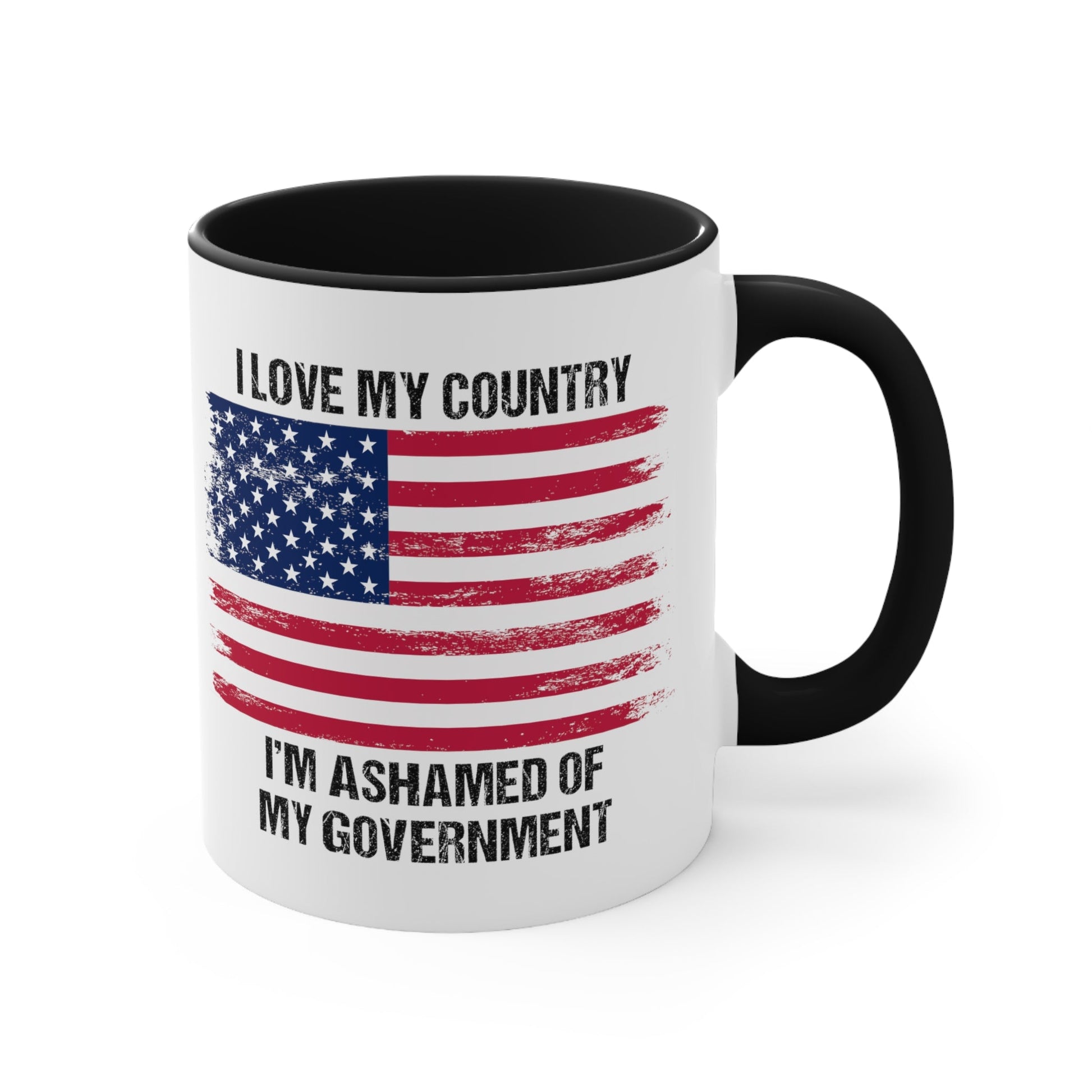 I Love My Country Mug (2 sizes, 2 colors) - PatriotDepot.com