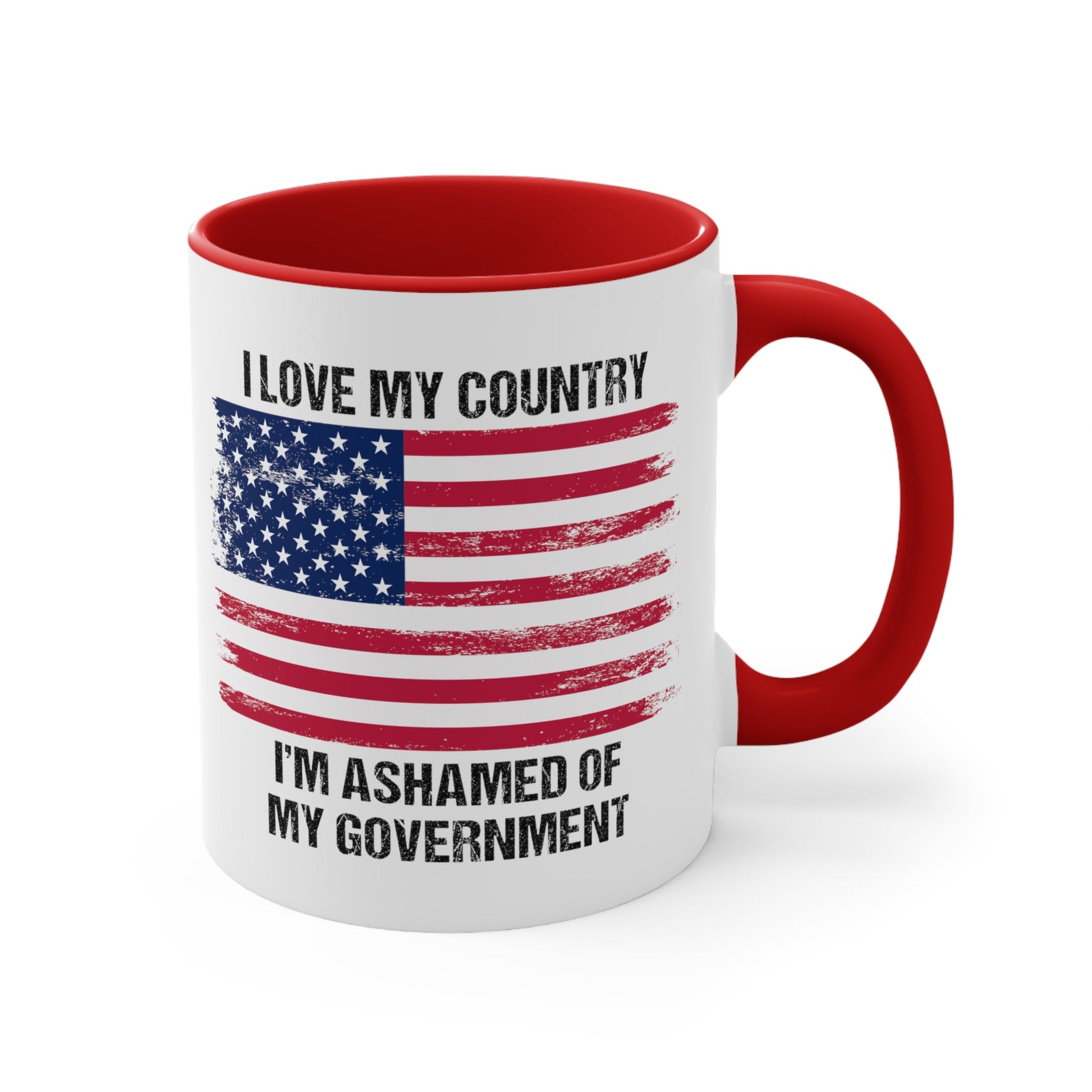I Love My Country Mug (2 sizes, 2 colors) - PatriotDepot.com