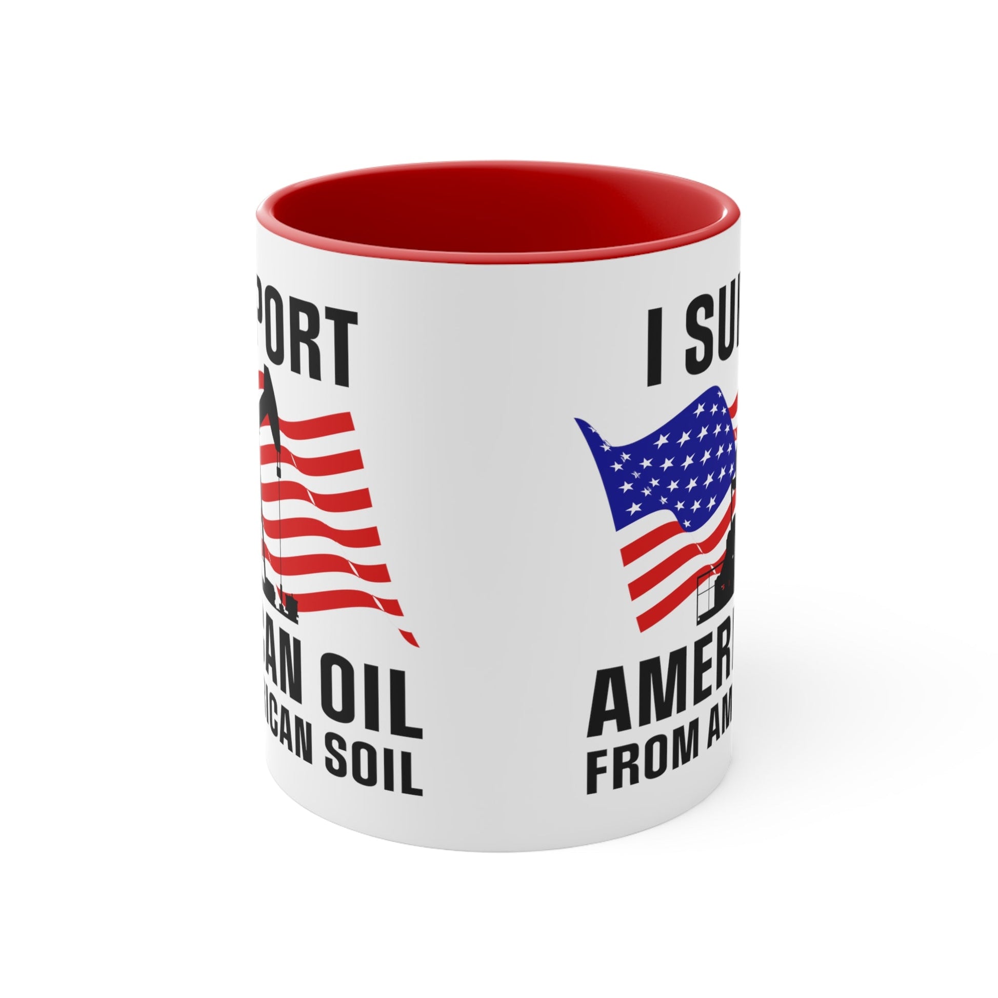I Support American Oil Mug - PatriotDepot.com