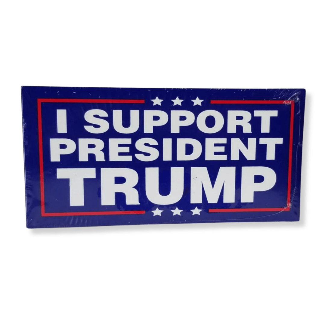 I Support President Trump Bumper Sticker - PatriotDepot.com