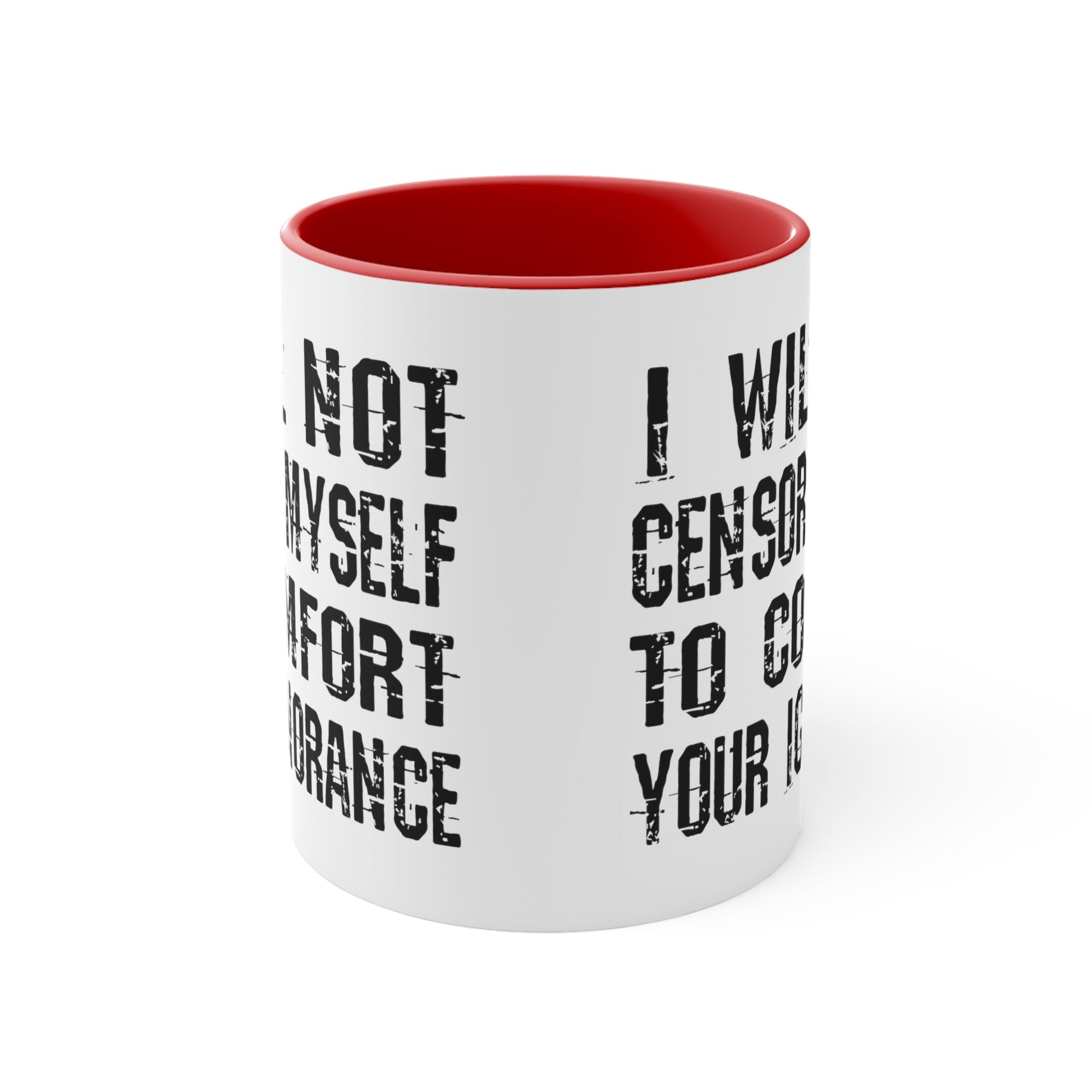 I Will Not Censor Myself Mug - PatriotDepot.com
